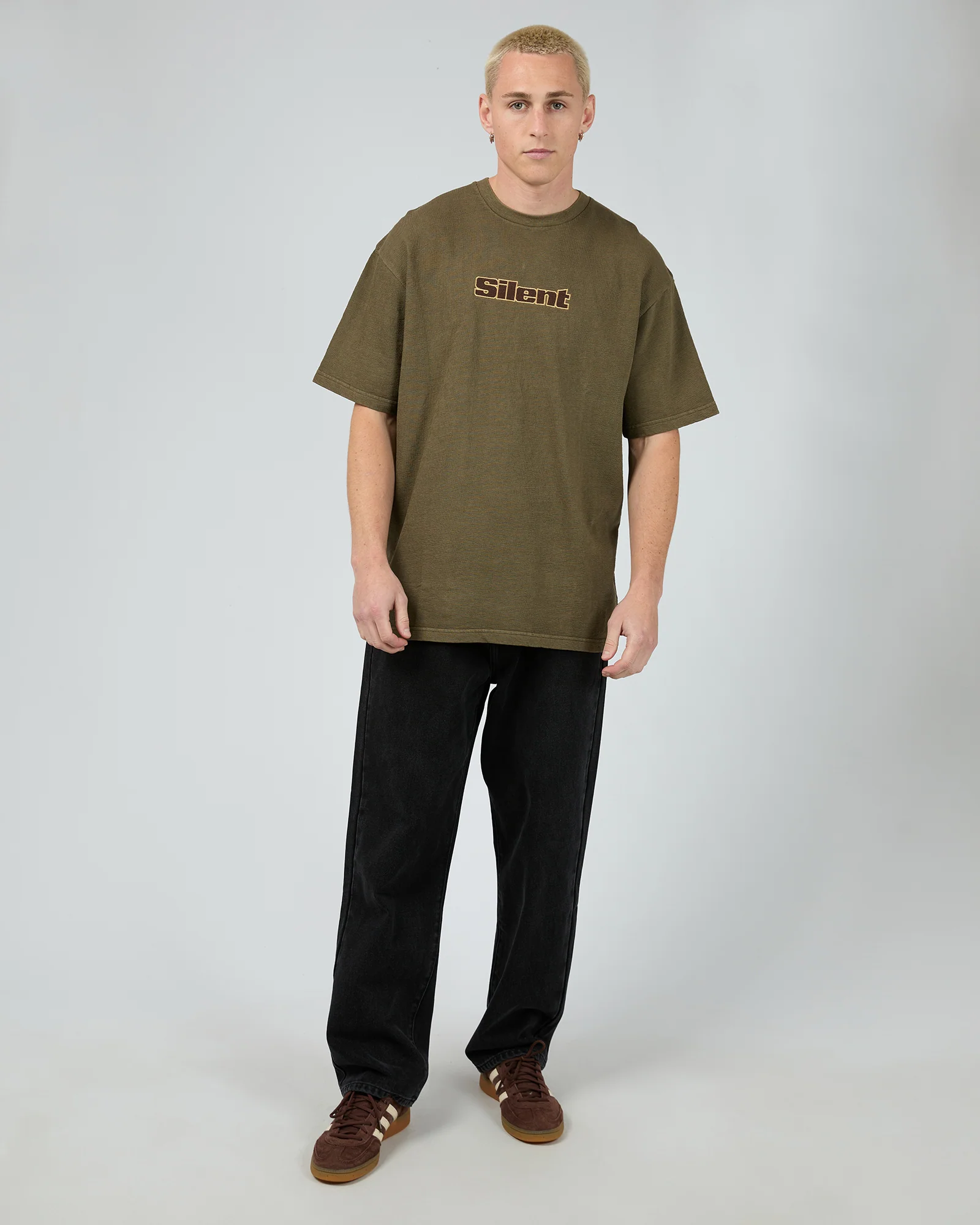 Silent Embro Tee Khaki - Image 3