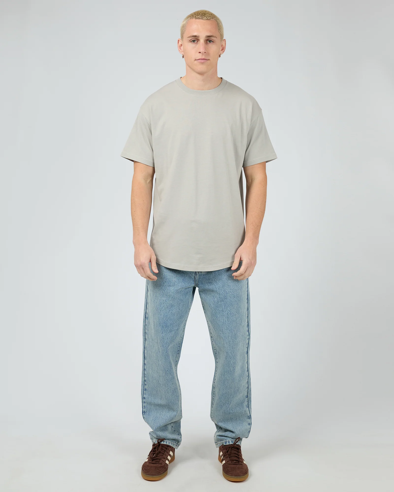 Solid Tail Tee Grey - Image 2