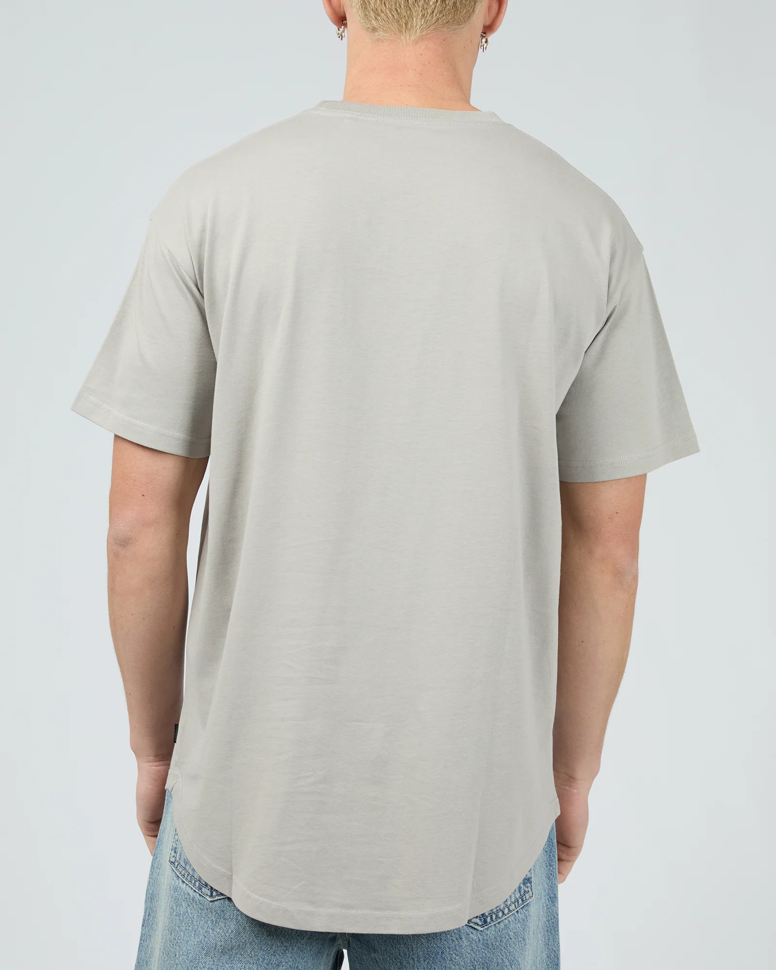 Solid Tail Tee Grey - Image 3