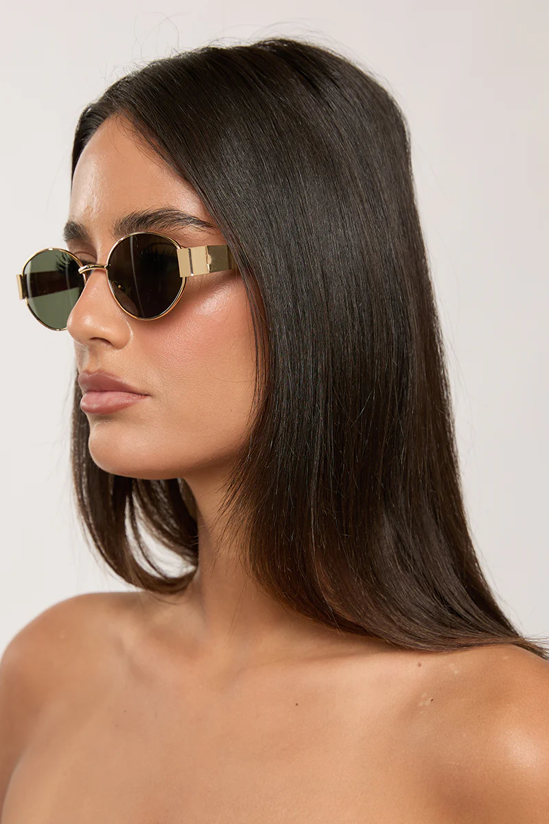 Solistice Gold Sunglasses - Image 2