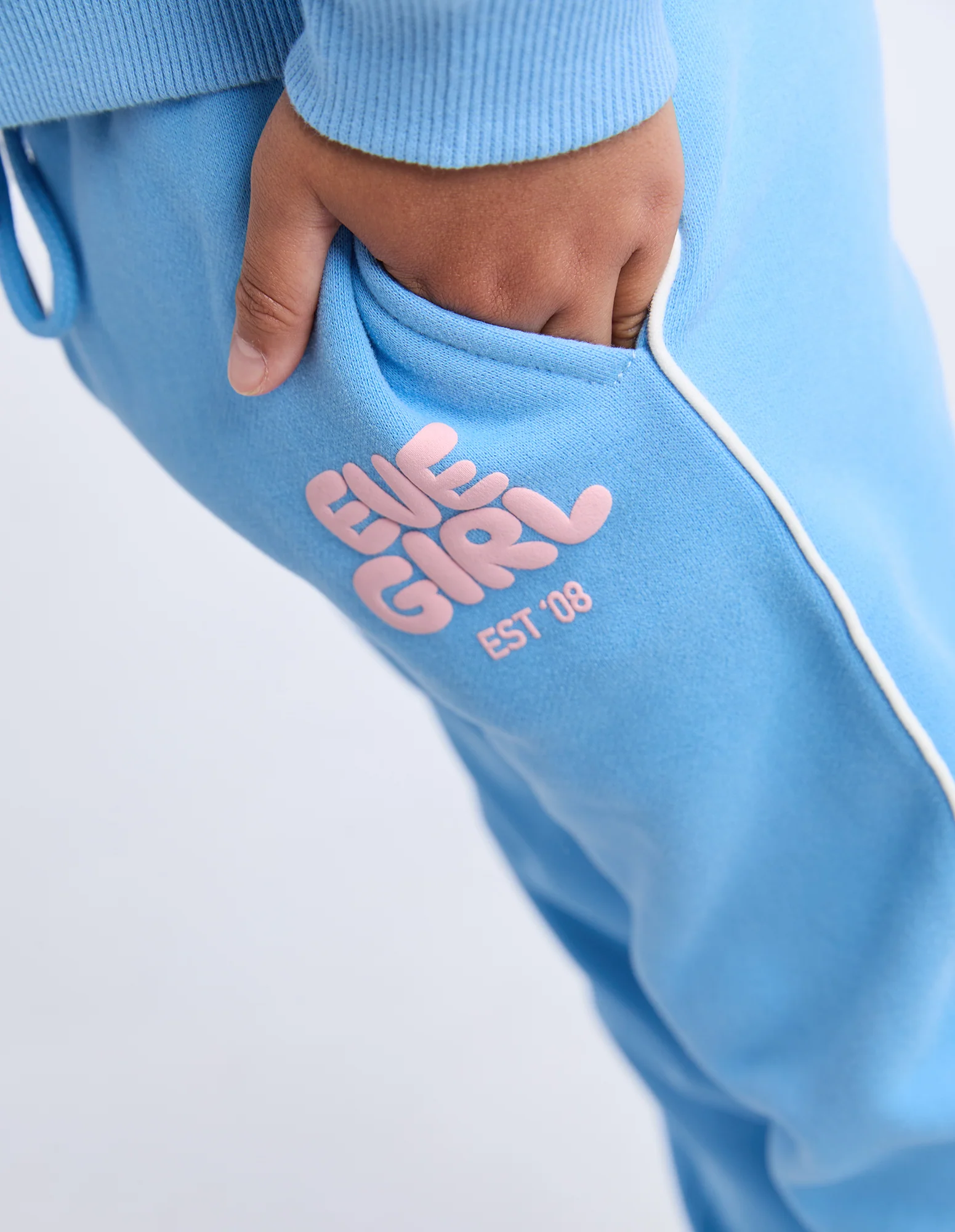 Kids Sports Club Trackpant Blue - Image 4