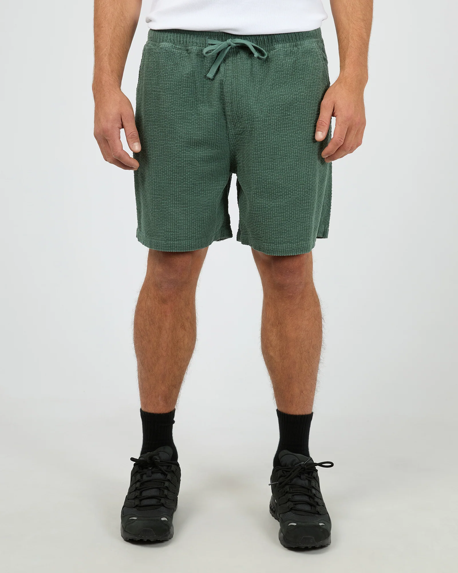 Squared Texture Short Green