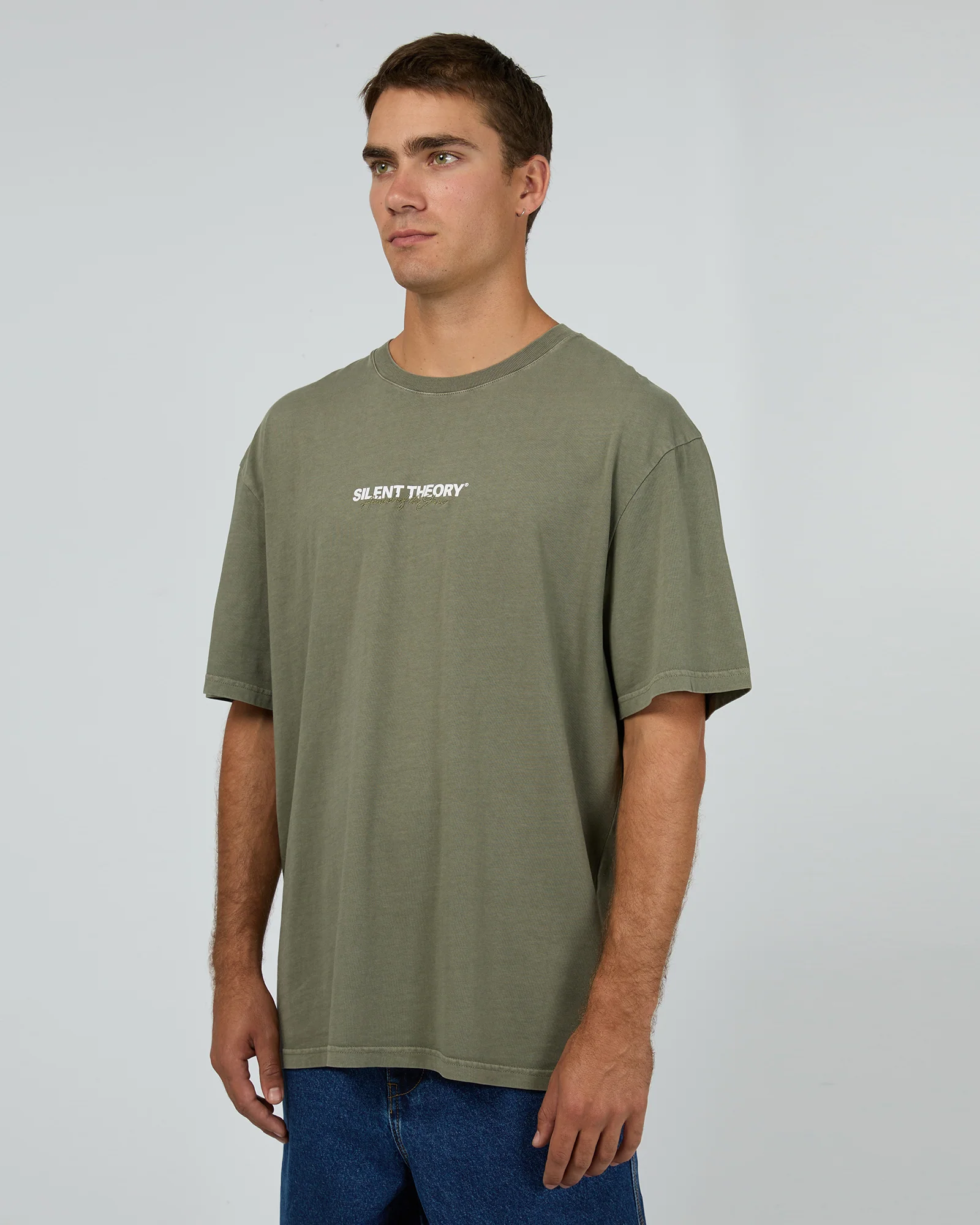 Stayin Ahead Tee Olive - Image 4