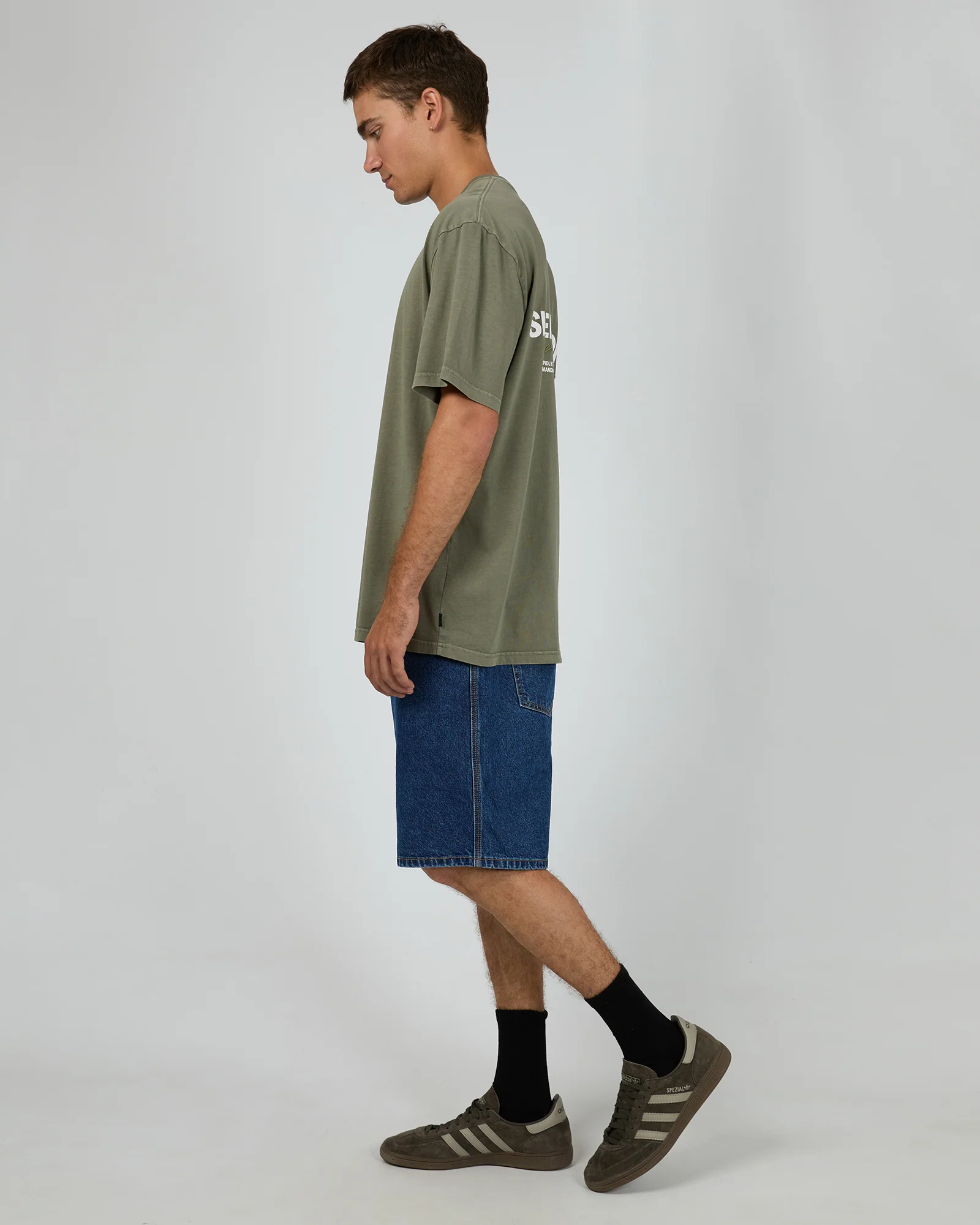 Stayin Ahead Tee Olive - Image 5