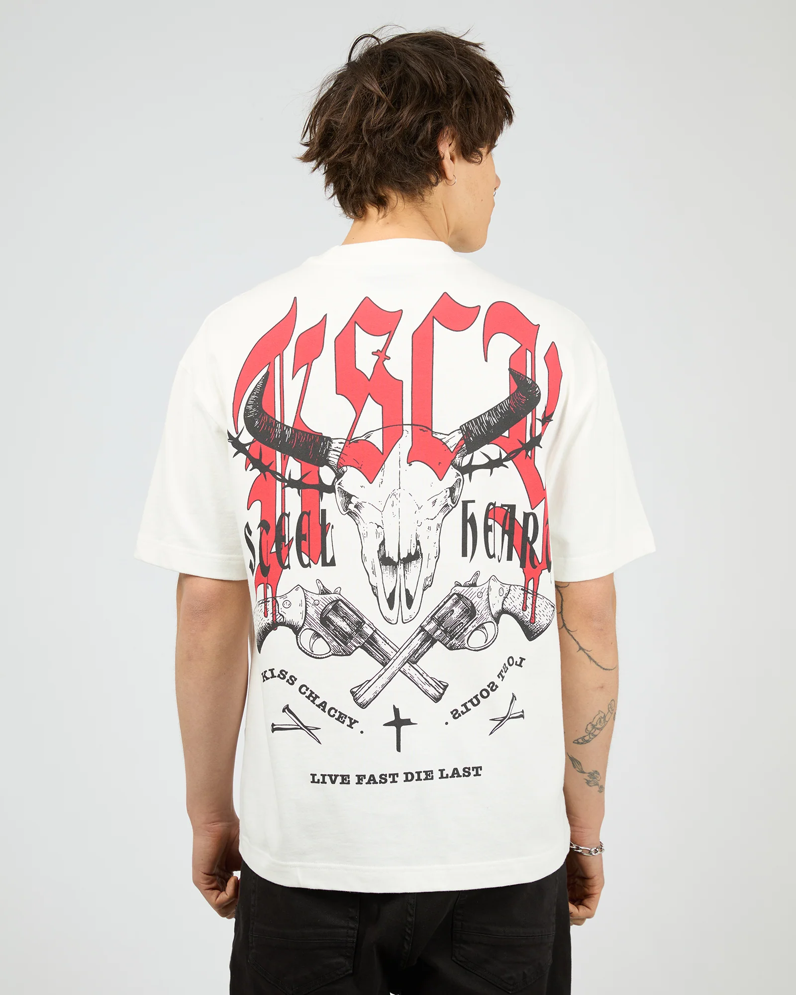 Steel Heart Street Tee White - Image 2
