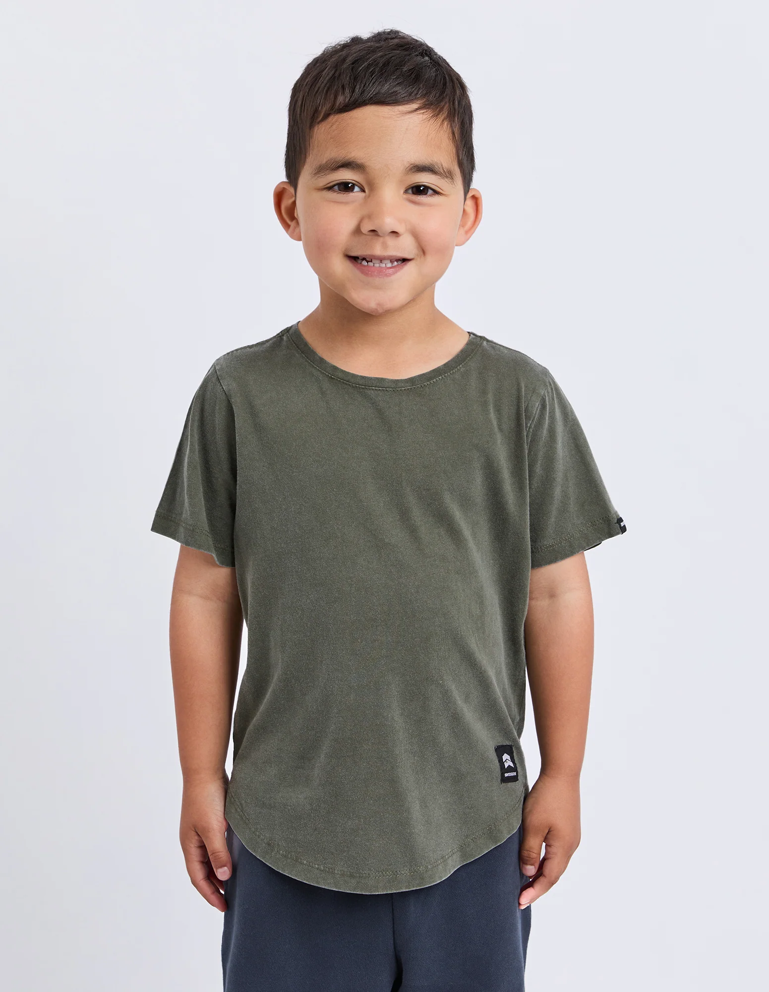Kids Stg Essential Tee Khaki