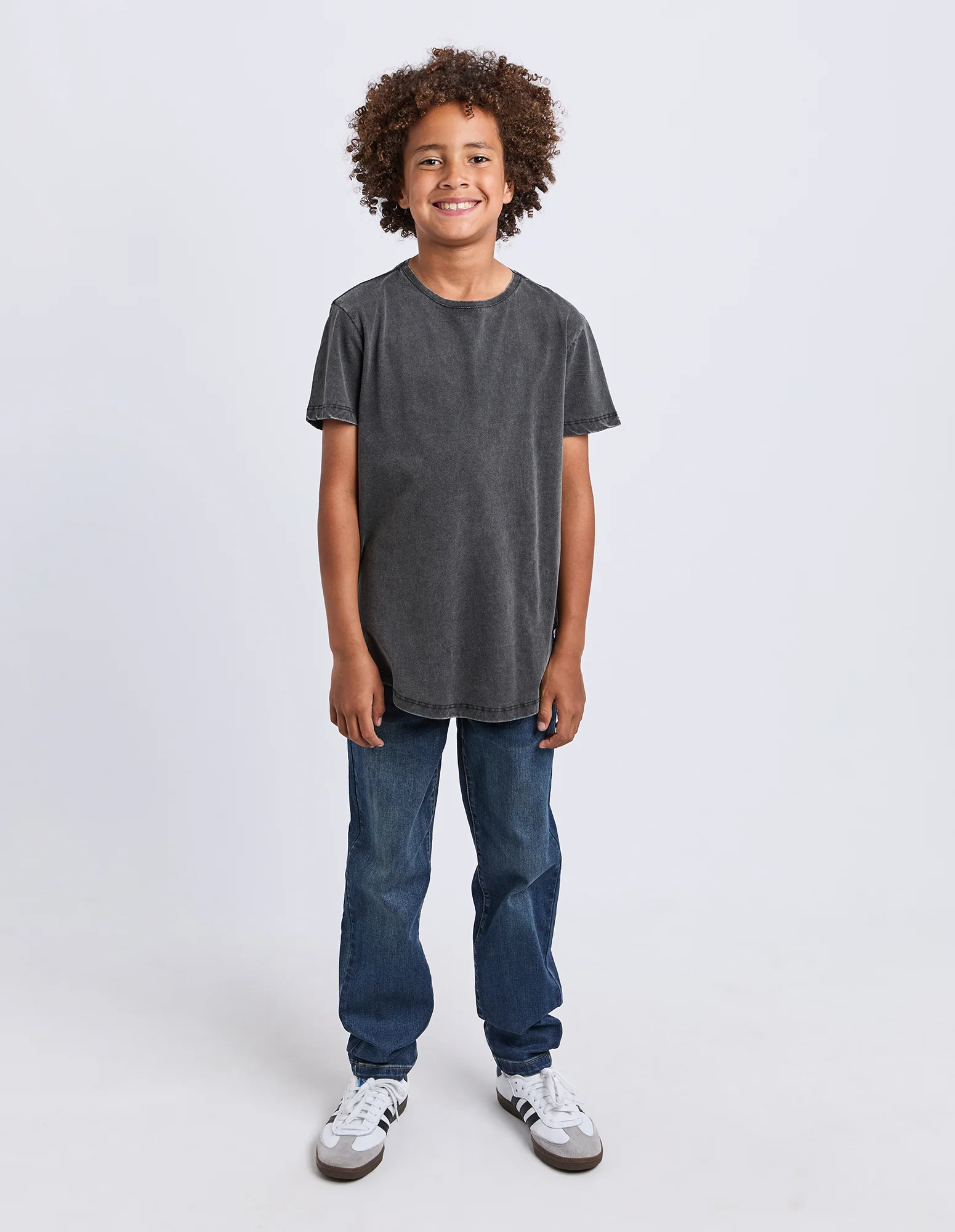 Teen Stg Essential Tee Washed Black - Image 2