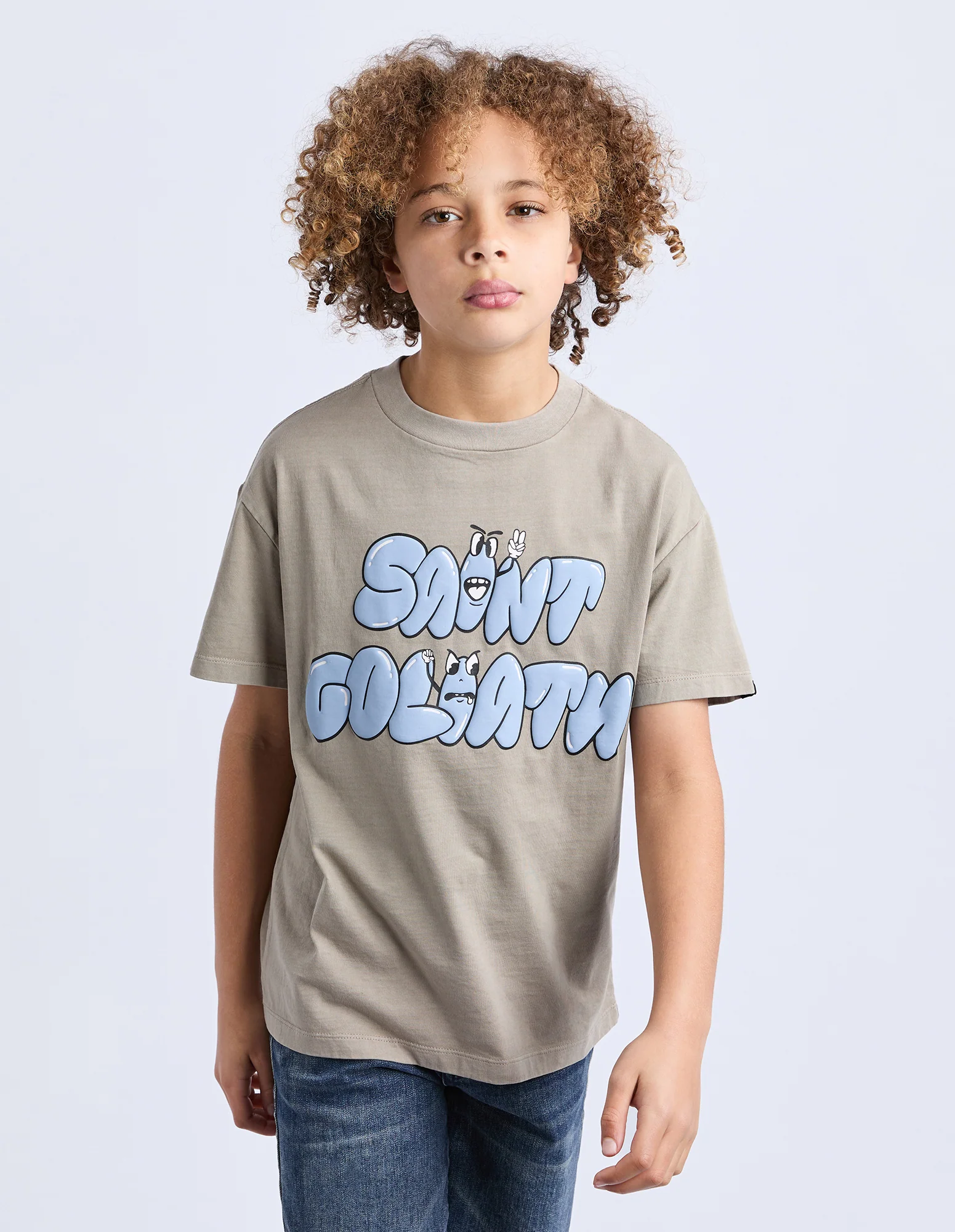 Teen Streets Tee Tan