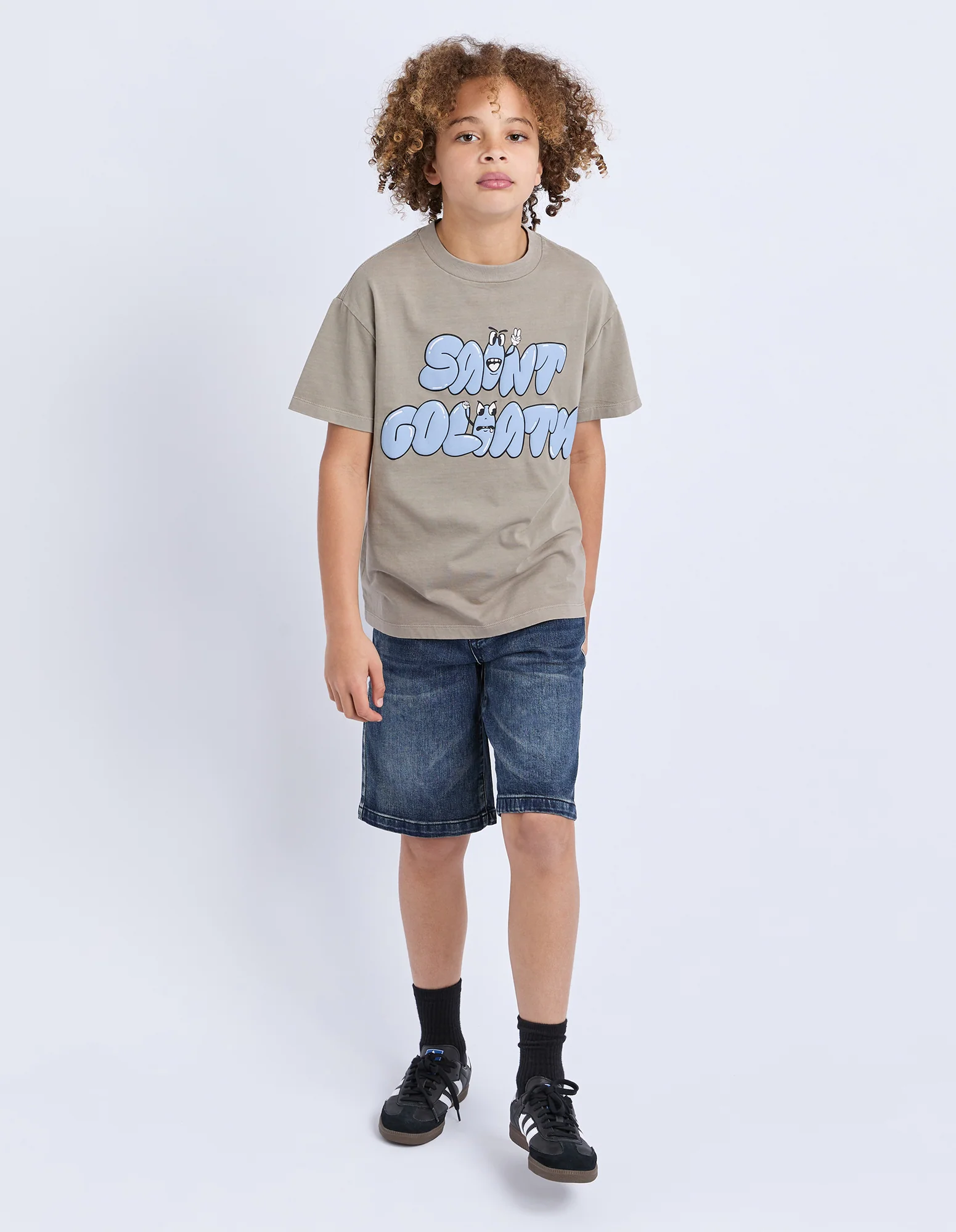 Teen Streets Tee Tan - Image 2