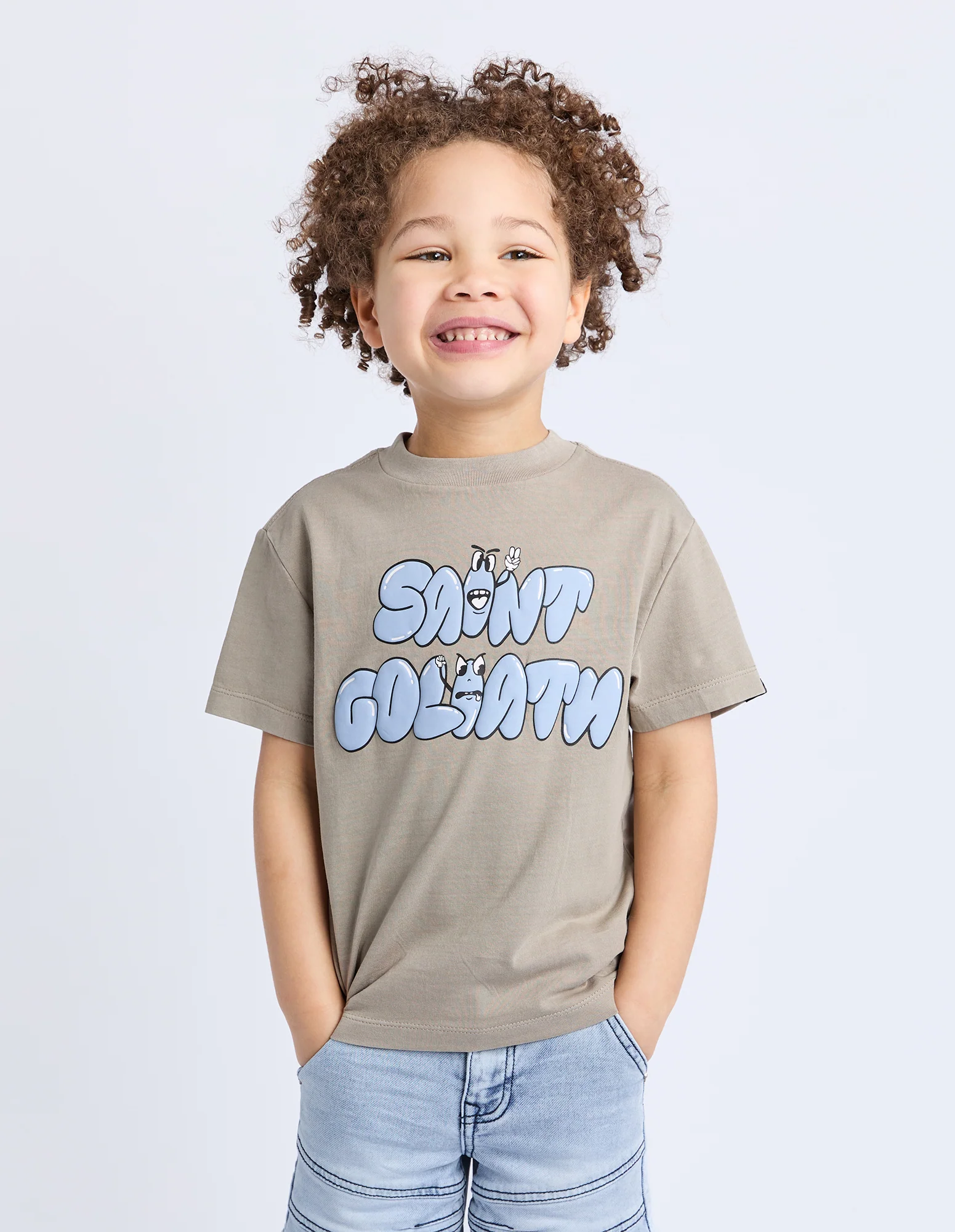 Kids Streets Tee Tan