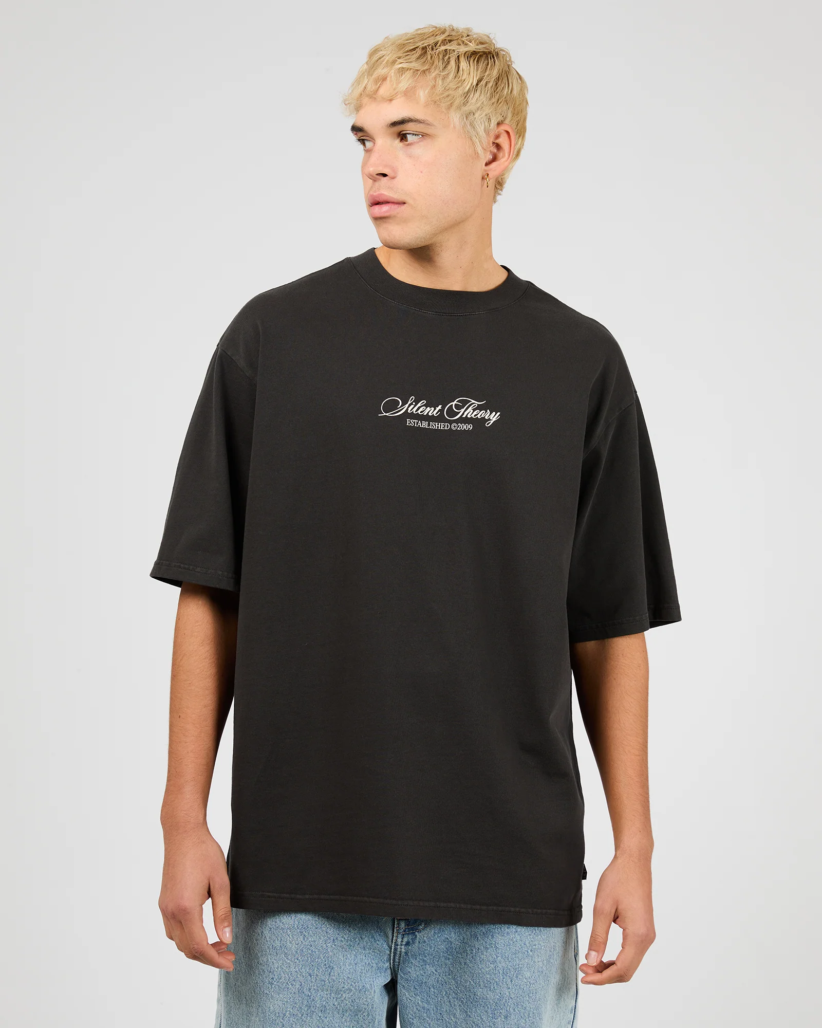 Stride Tee Charcoal