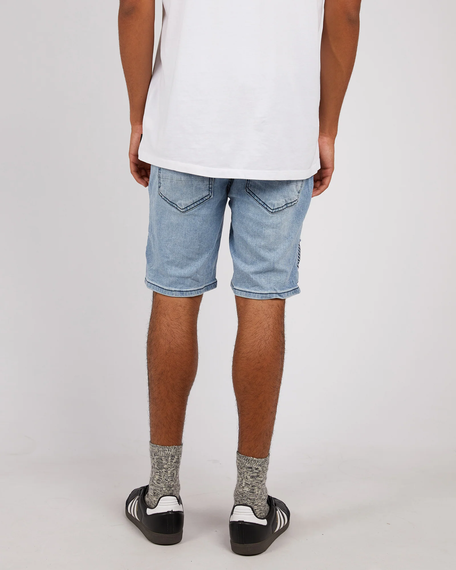 Strung Out Moto Short Vintage Indigo - Image 3