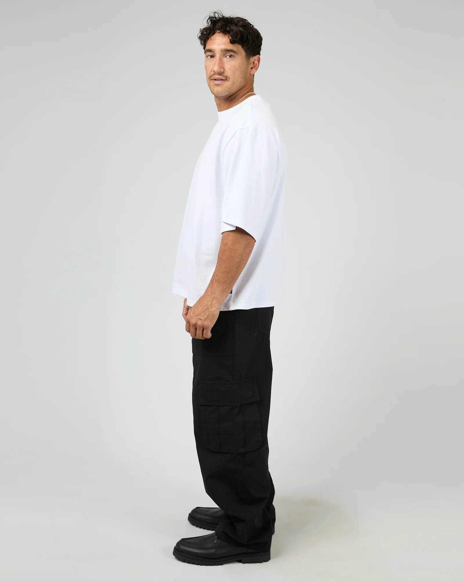 Summit Pleated Cargo Pant Black - Image 6