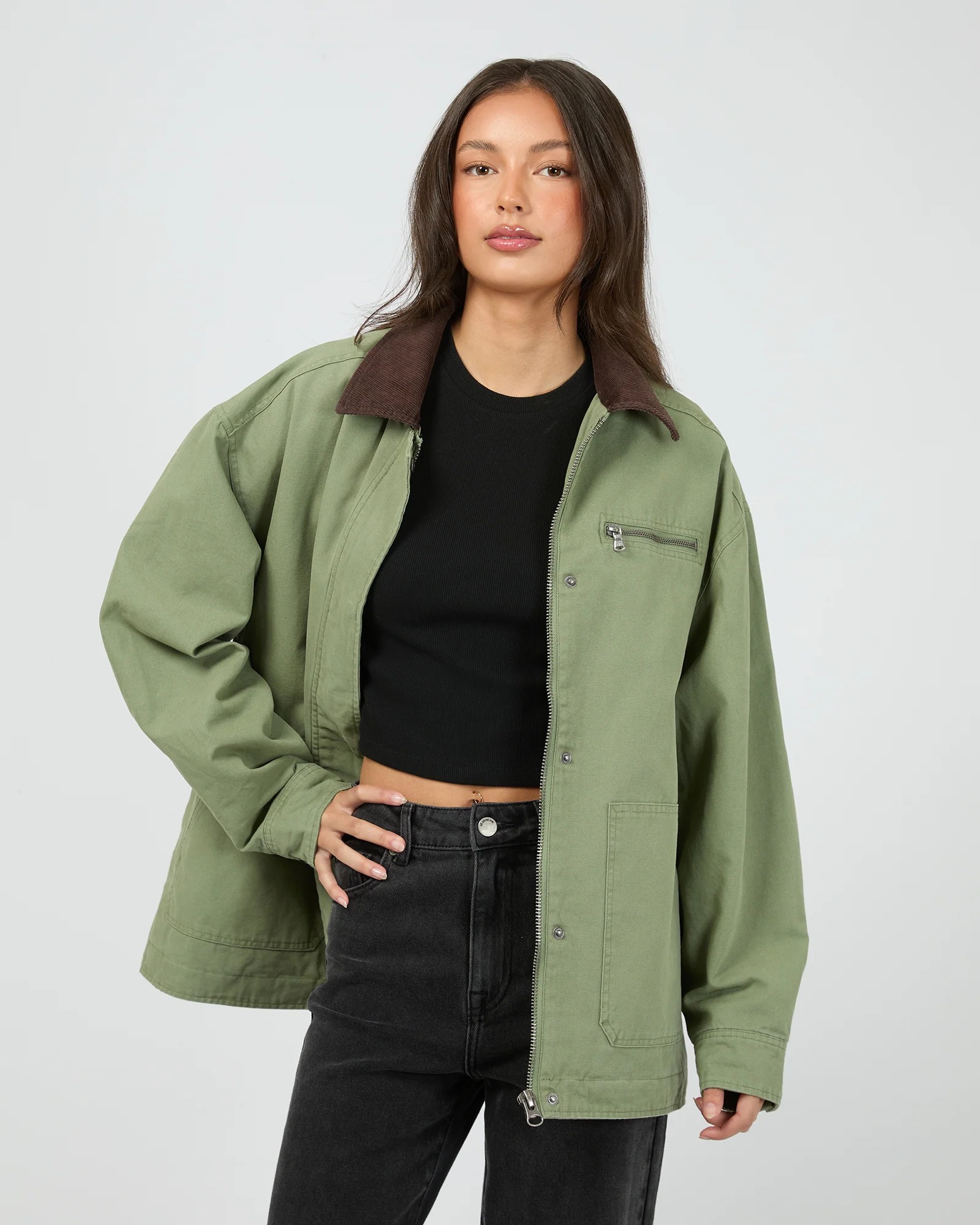 Sutherland Jacket Khaki - Image 4