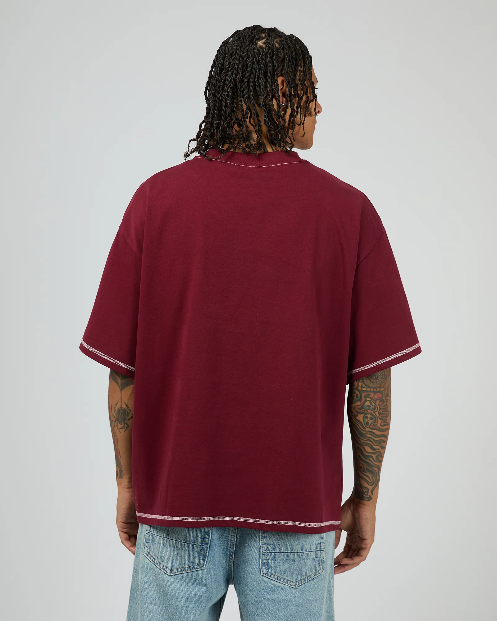 Till Death 4.0 Steeze Tee Merlot - Image 7