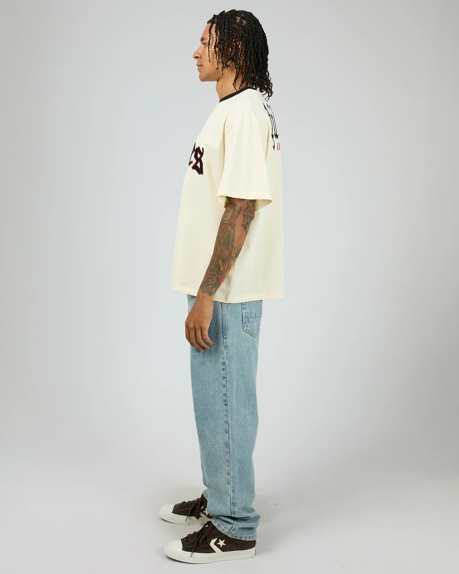 Till Death Love Letter Tee Cream - Image 13