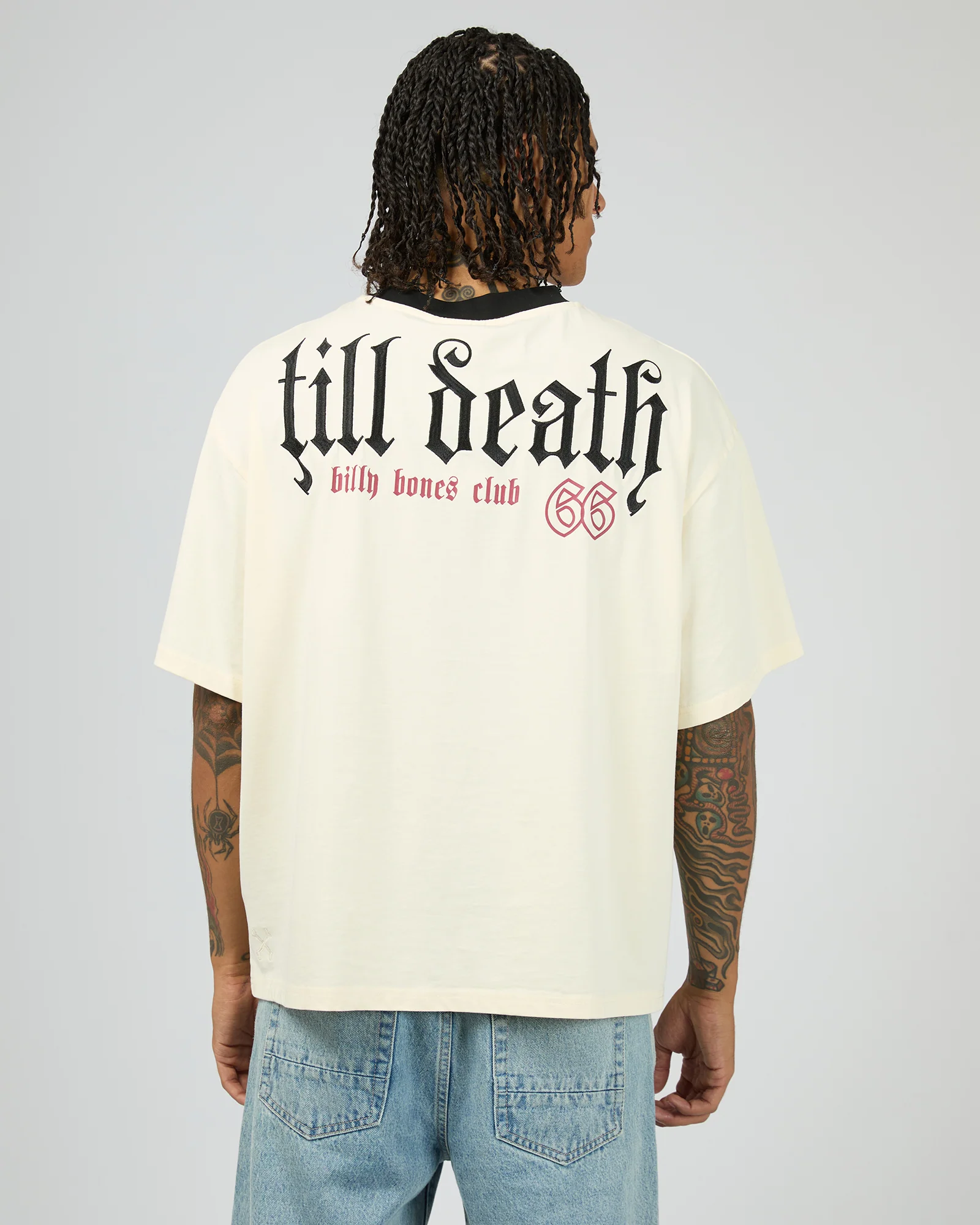 Till Death Love Letter Tee Cream - Image 7