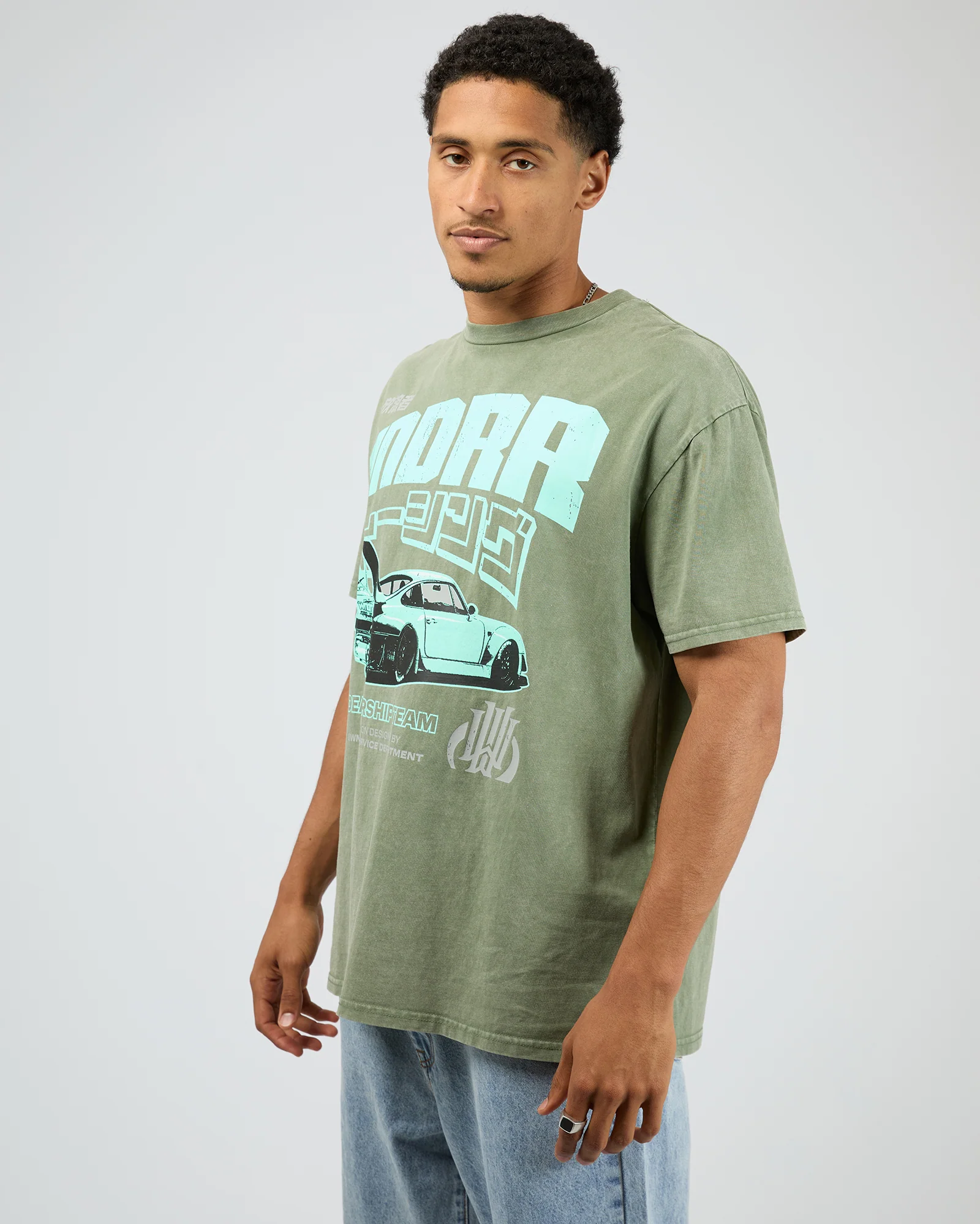 Torque Box Fit Tee Winter Green - Image 4