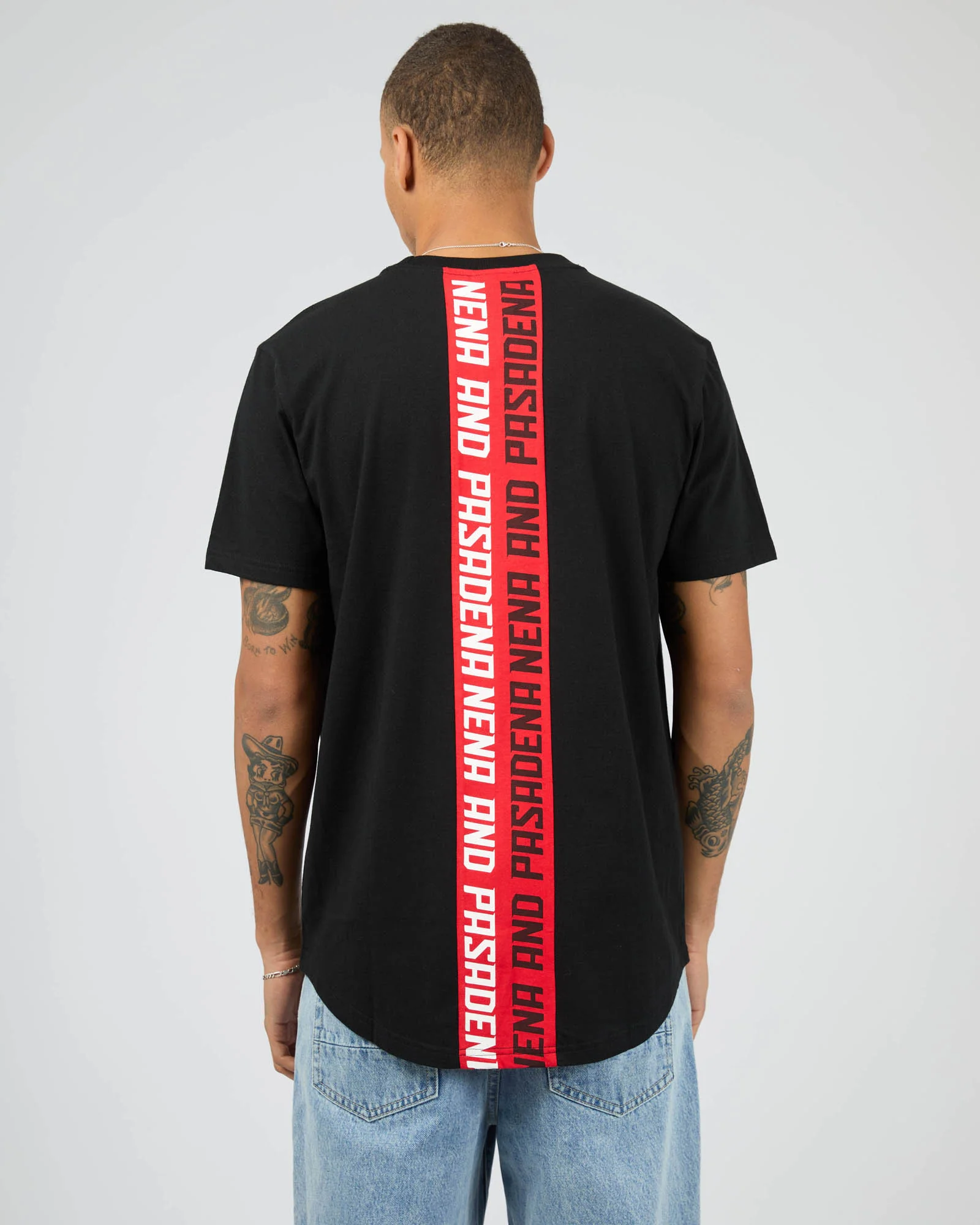 Triumph Dual Curved Tee Black - Image 2