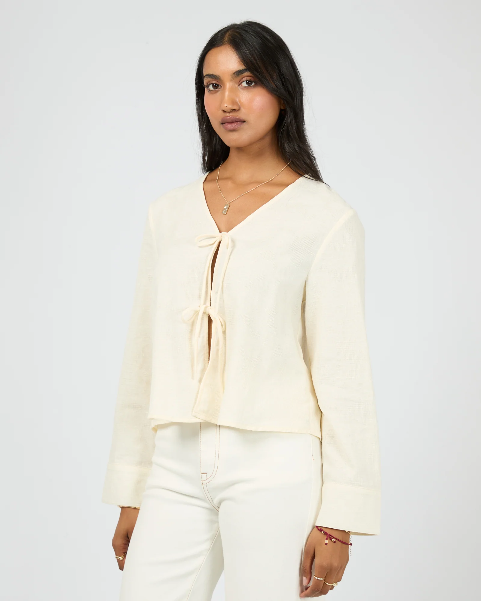 Tropica Tie Shirt Yellow - Image 4