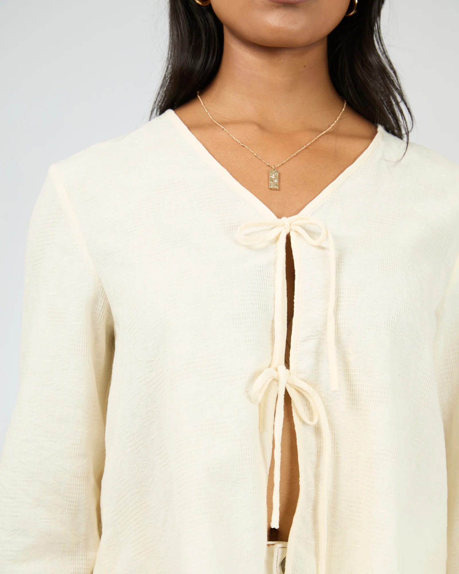 Tropica Tie Shirt Yellow - Image 5