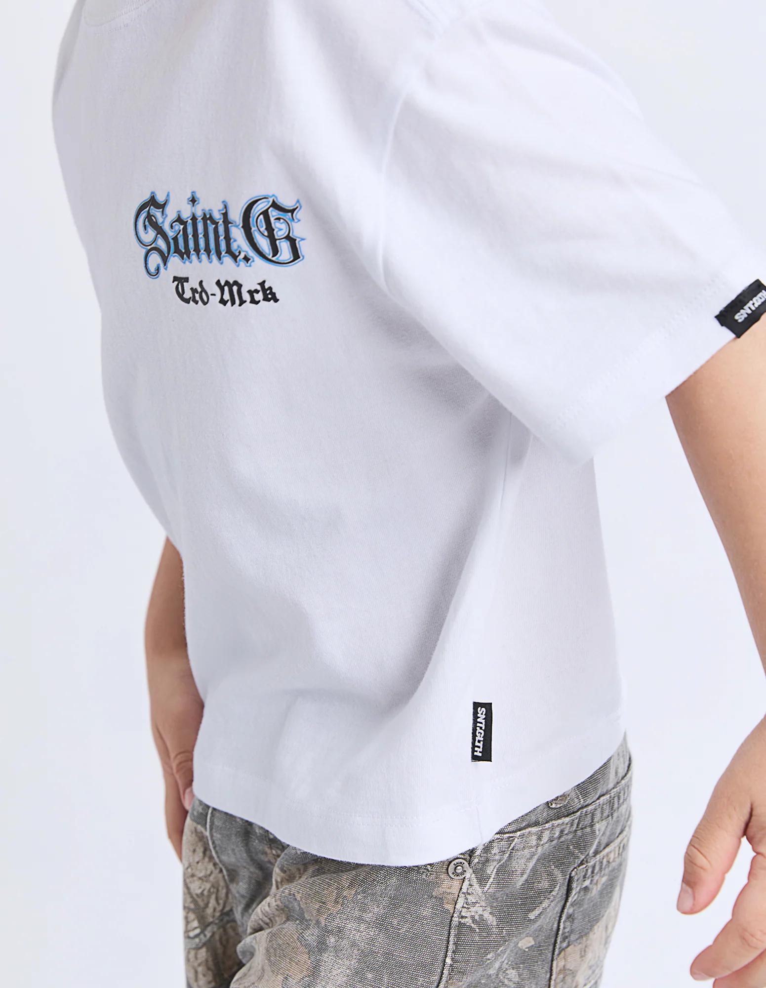 Kids Turntable Tee White - Image 4