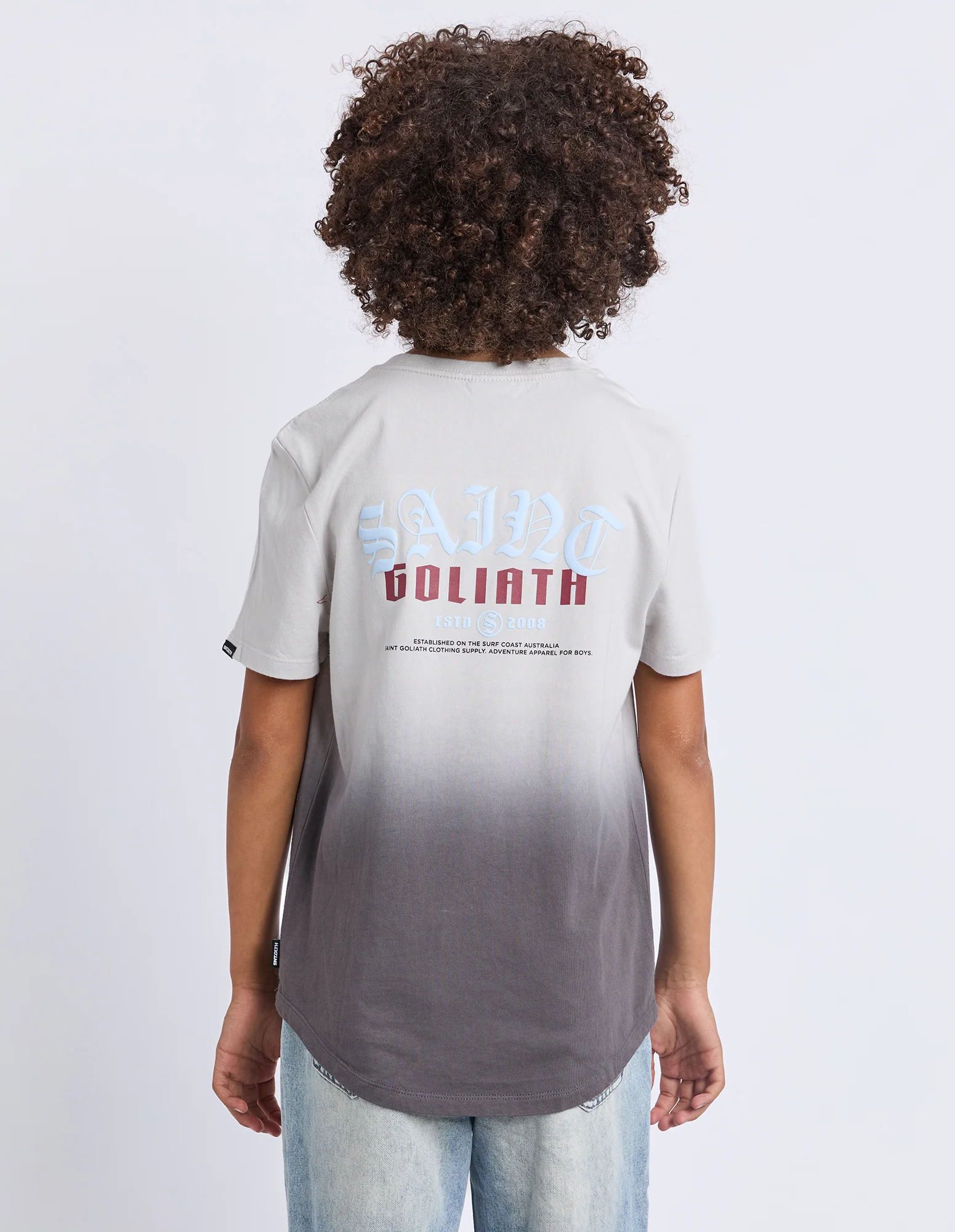 Teen Two Tone Tee Charcoal - Image 3