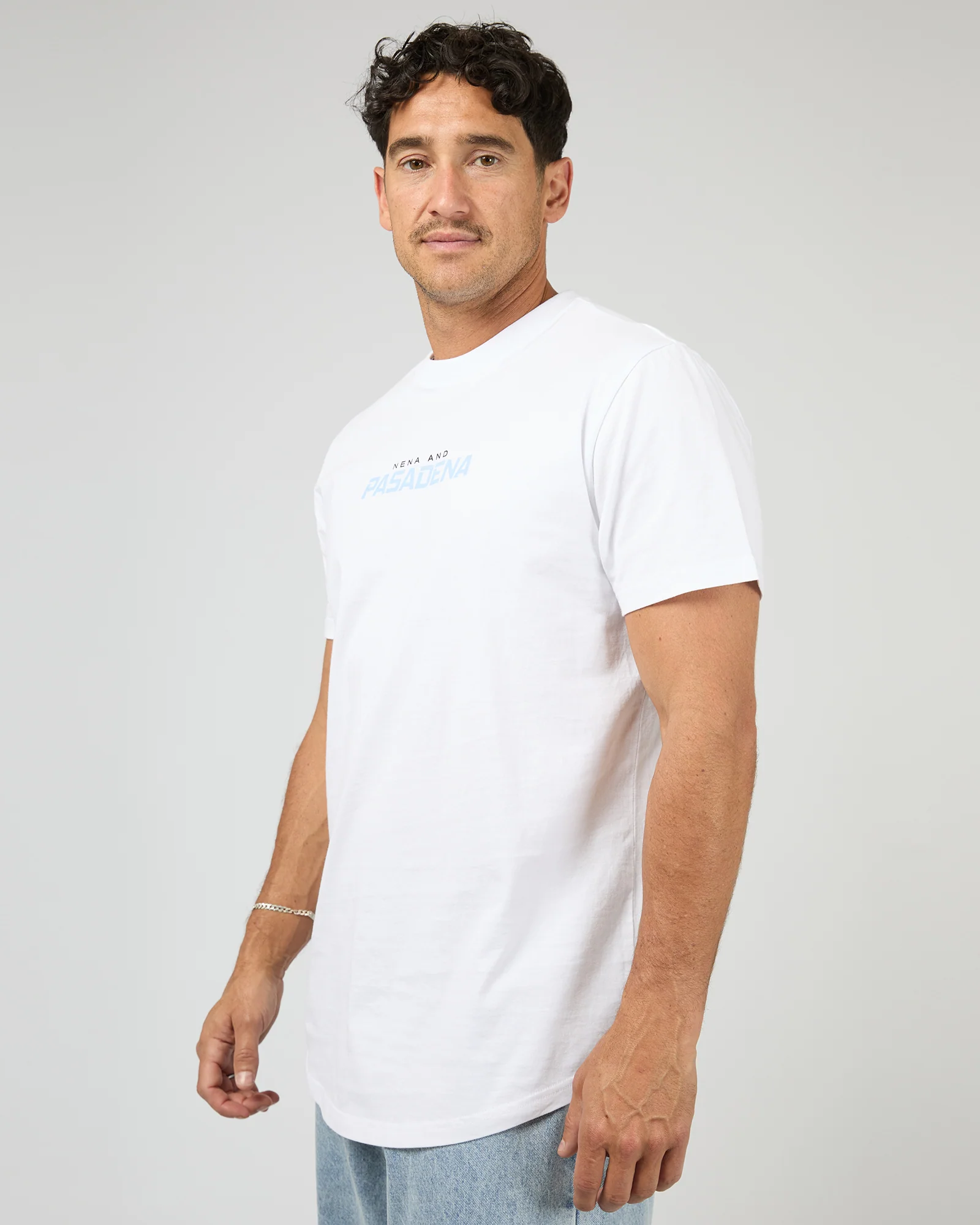 Unified Dual Curved Tee White - Image 4