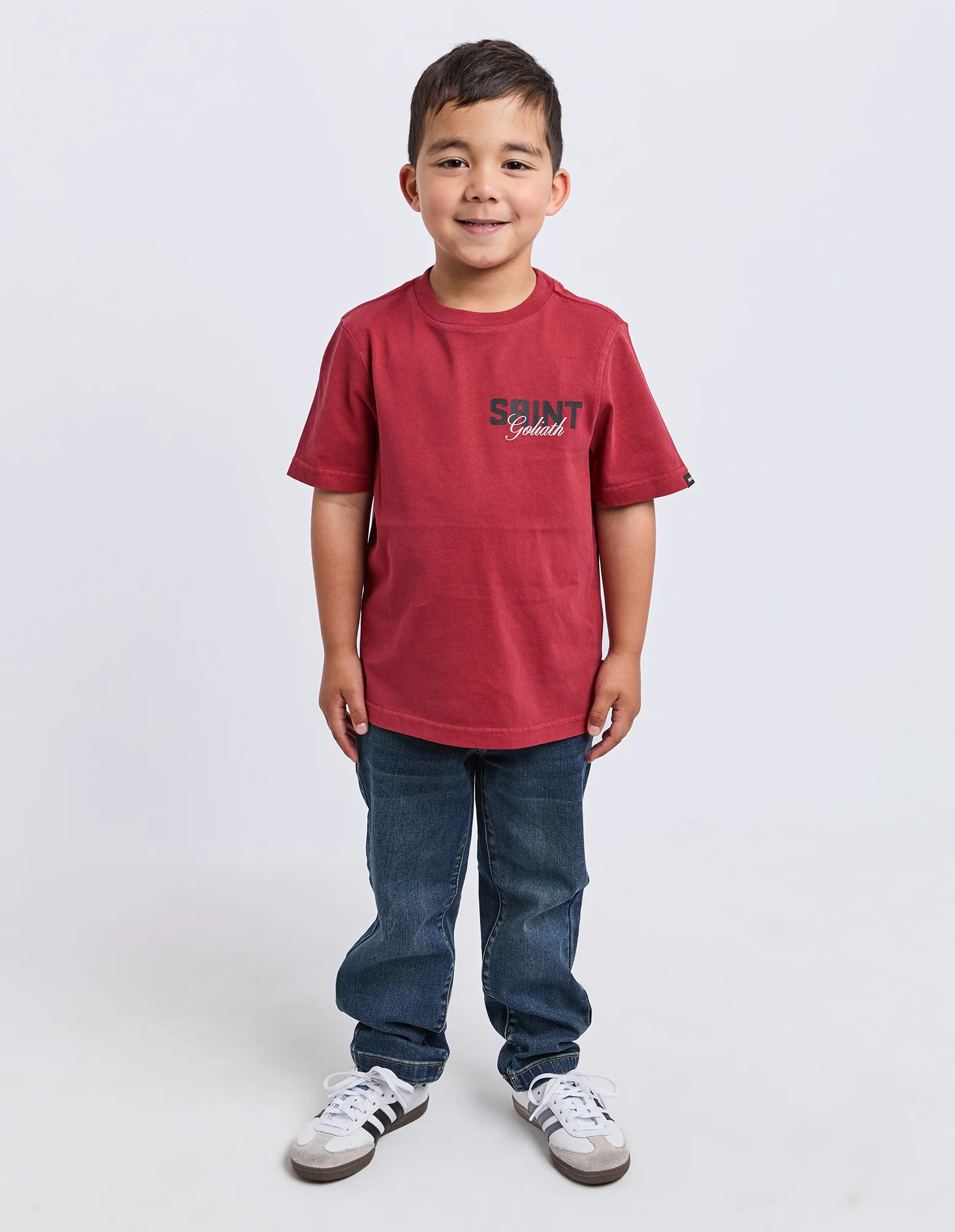 Kids Upside Tee Red - Image 2
