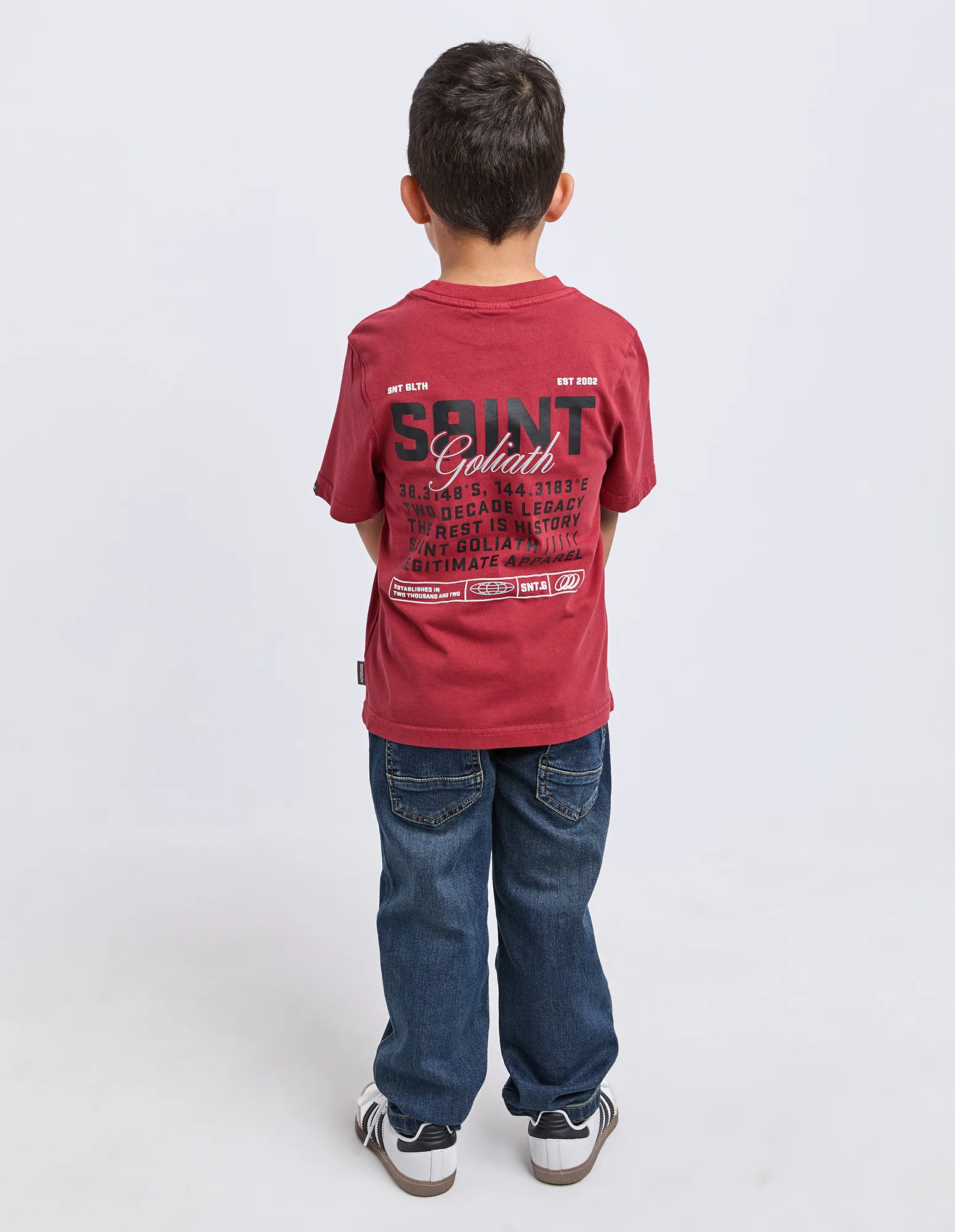 Kids Upside Tee Red - Image 3