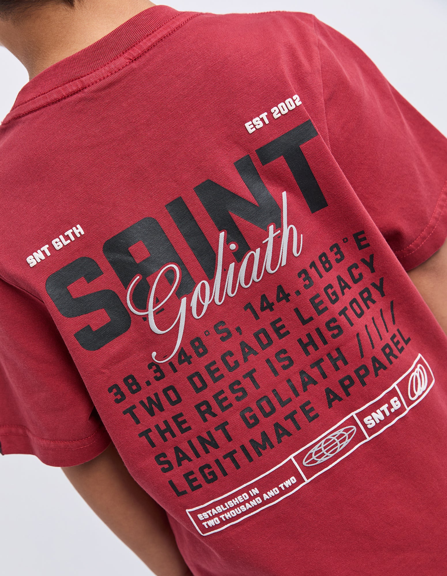 Kids Upside Tee Red - Image 4