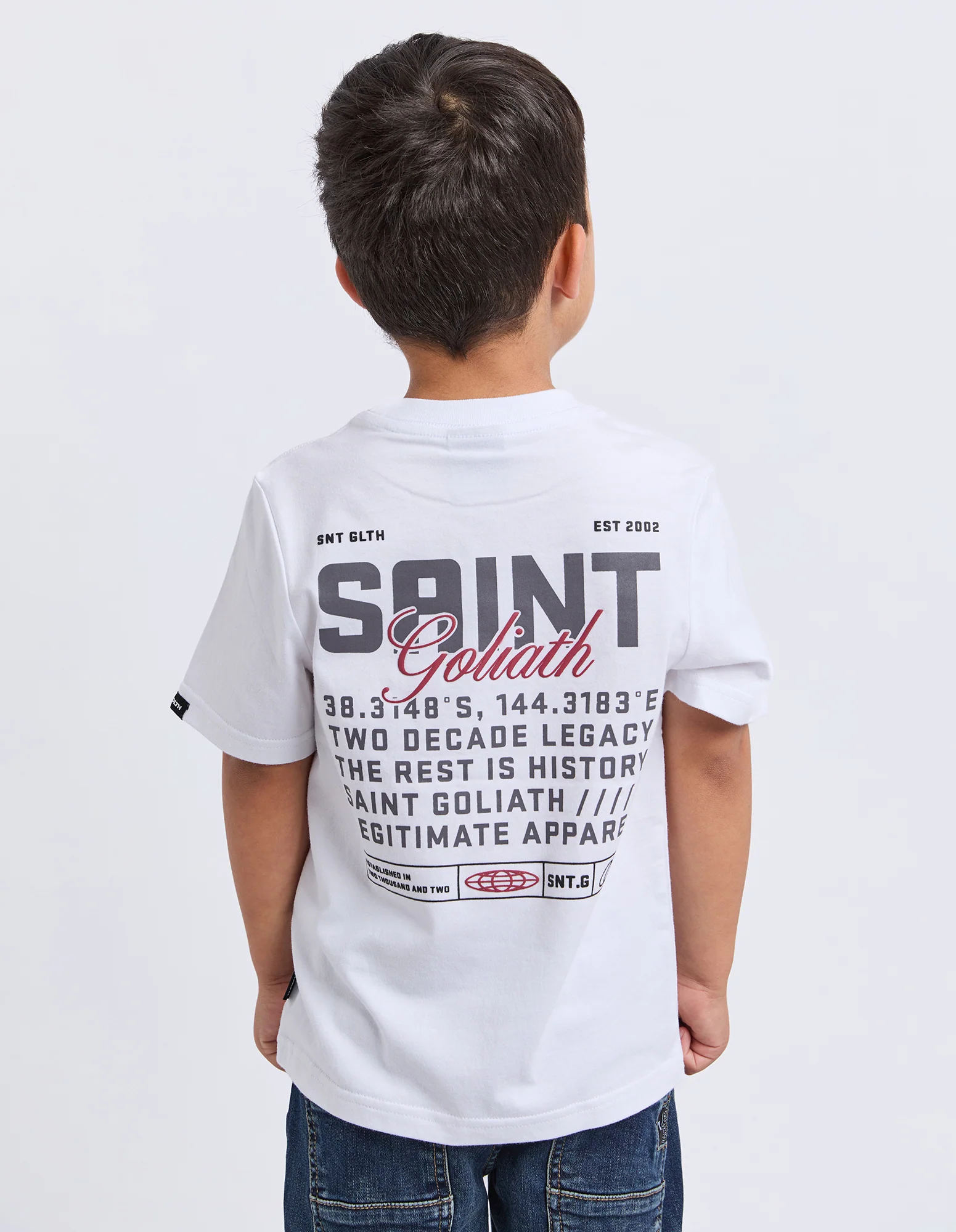 Kids Upside Tee White - Image 3