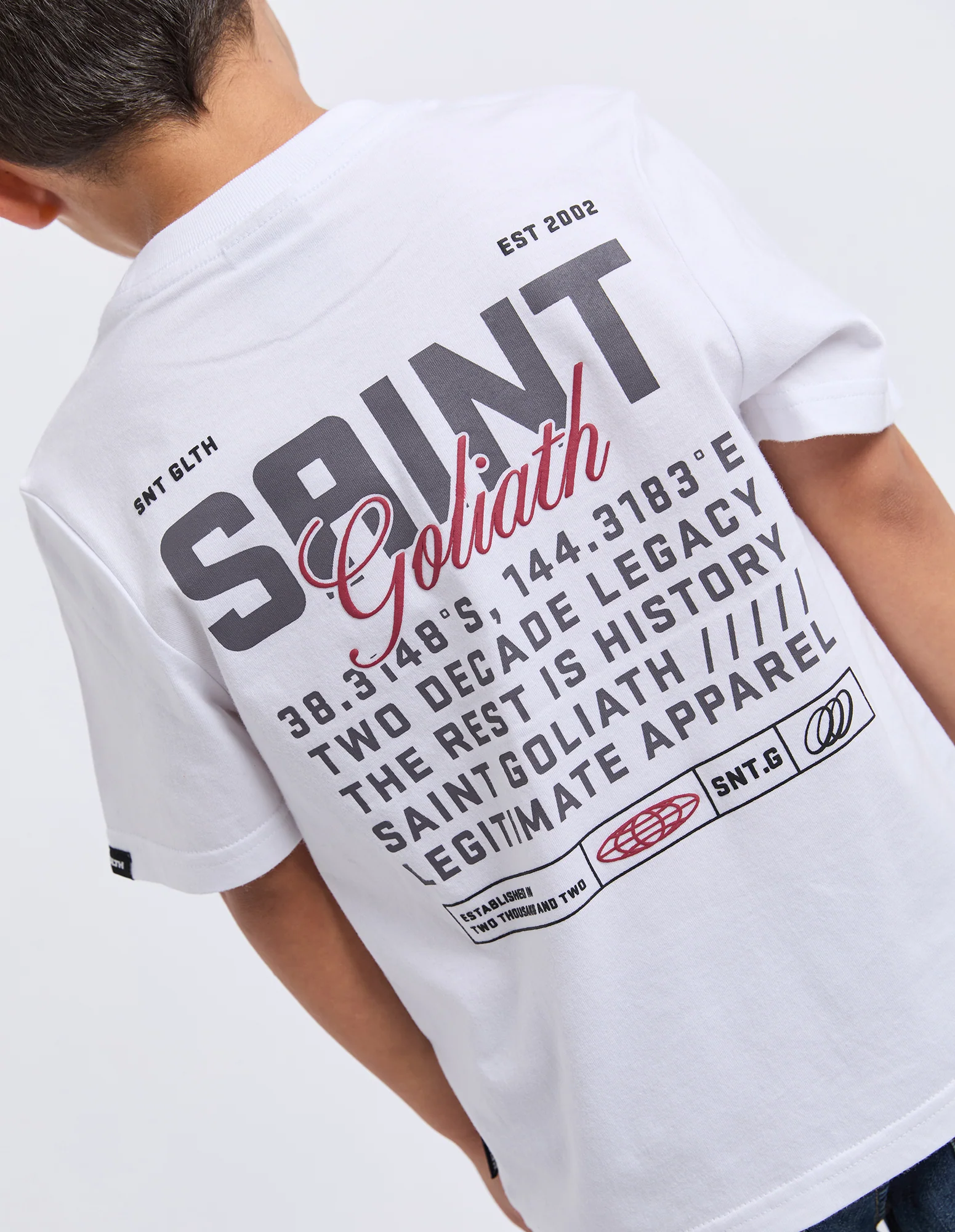 Kids Upside Tee White - Image 4