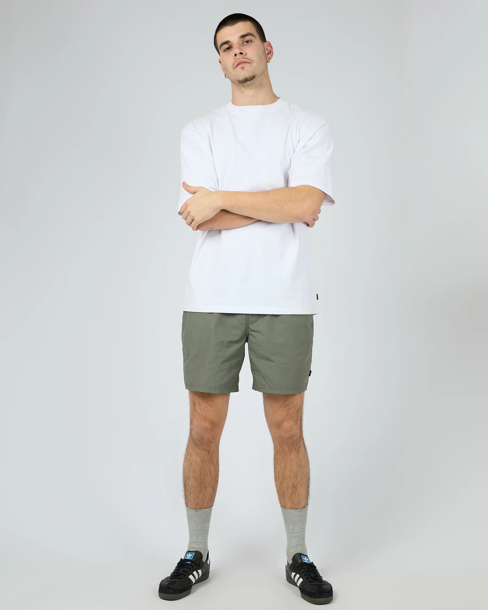 Vacay Nylon Short Khaki - Image 2