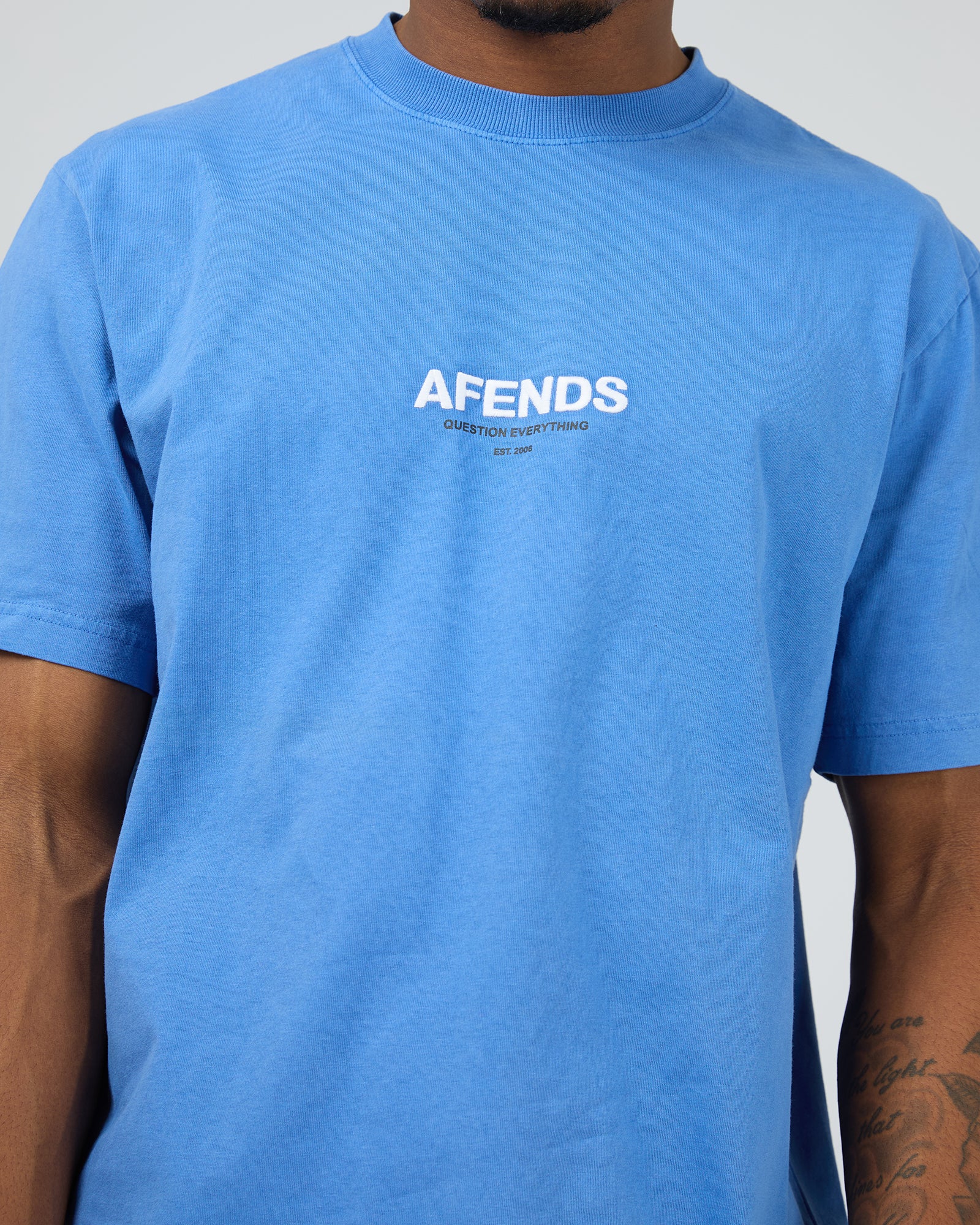 Vinyl Recycled Retro Fit Tee Washed Marina - Image 5