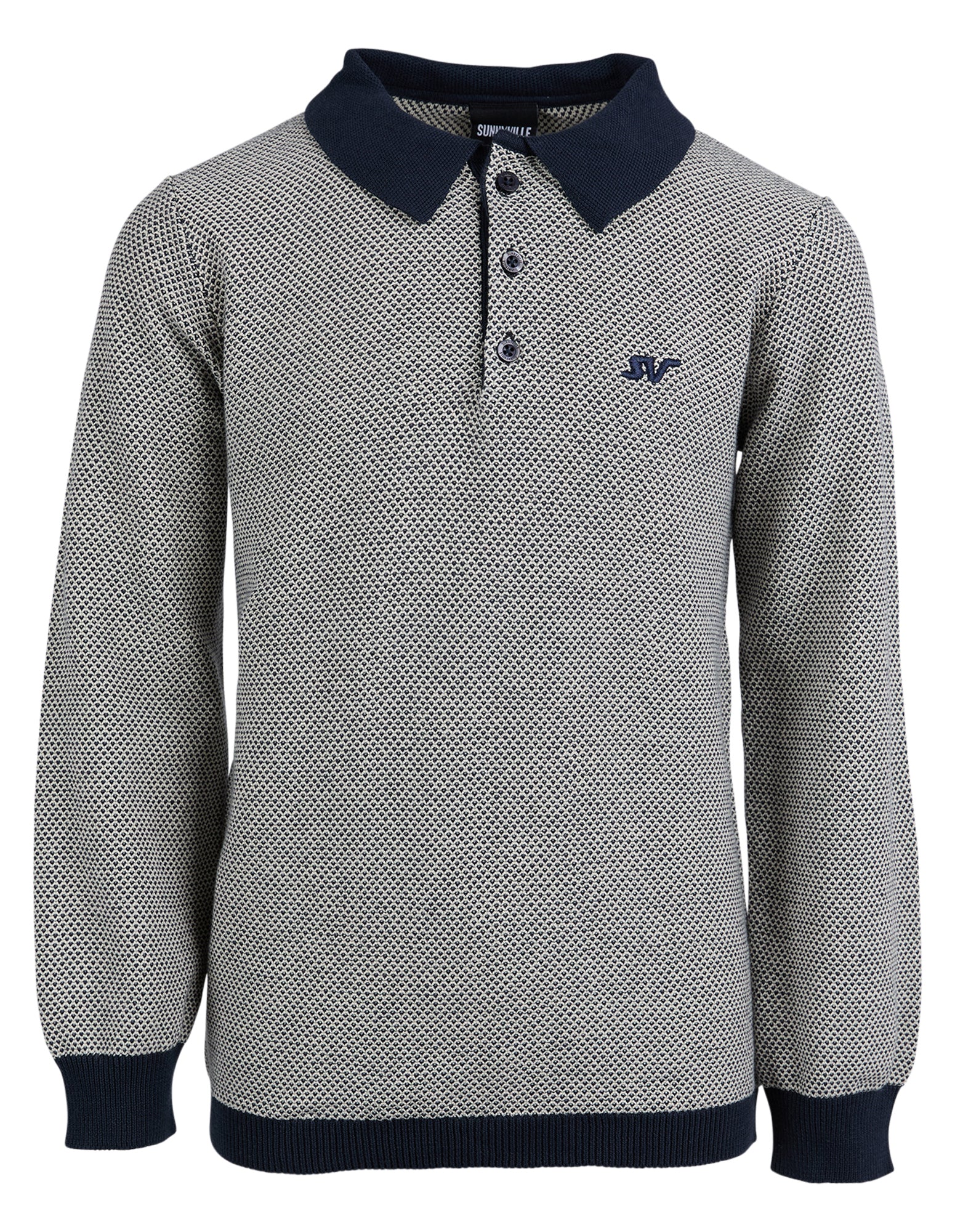 Teen Walker Long Sleeve Polo Blue