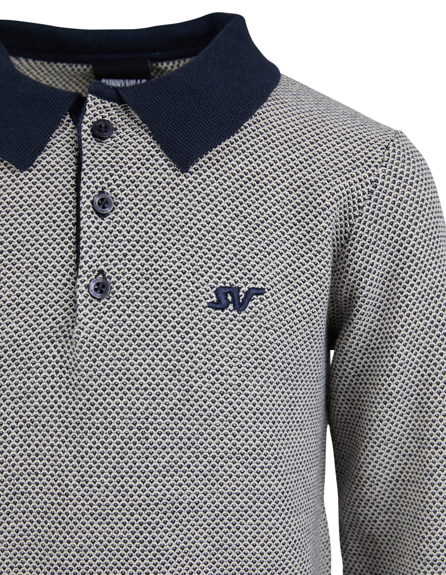 Teen Walker Long Sleeve Polo Blue - Image 3