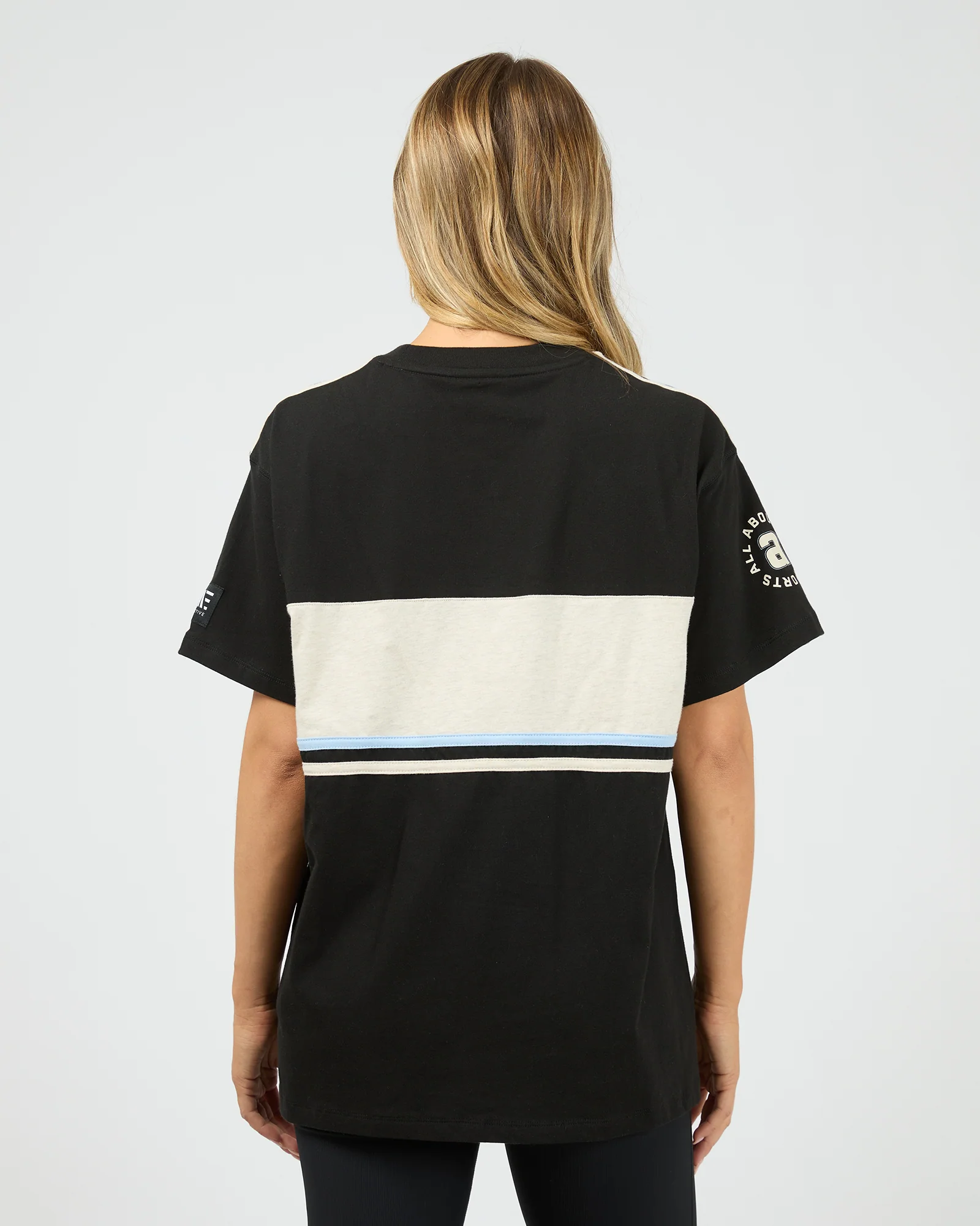 Wild Nation Relaxed Tee Blk - Image 3