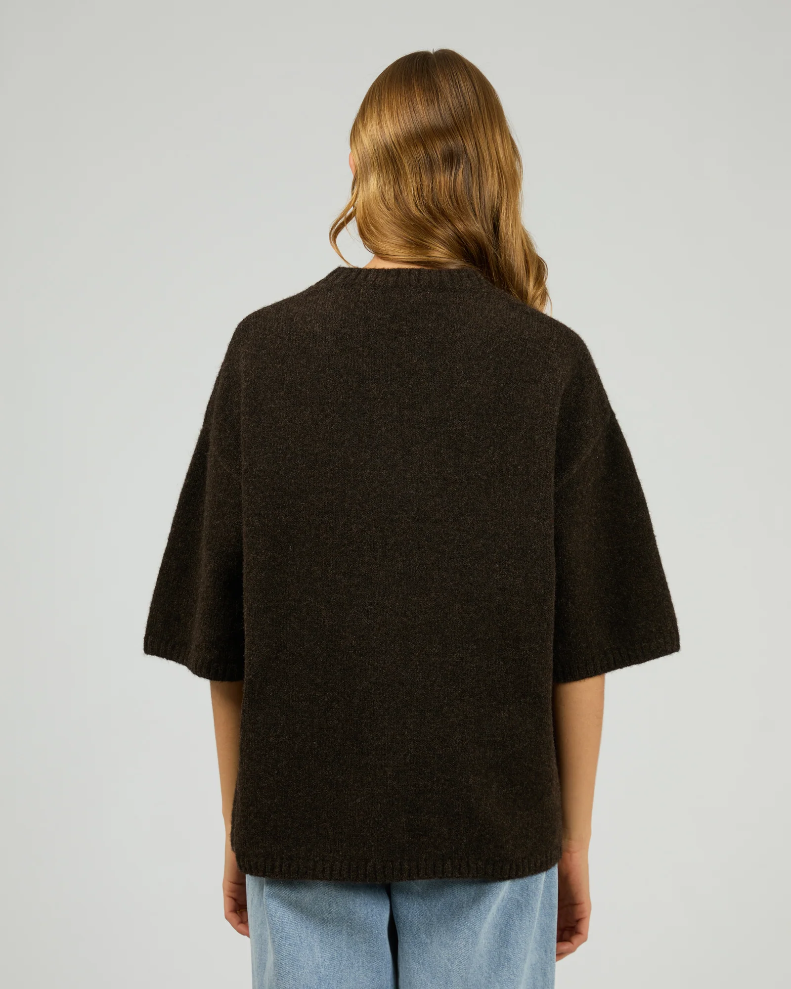 Willow Knit Tee Chocolate - Image 3