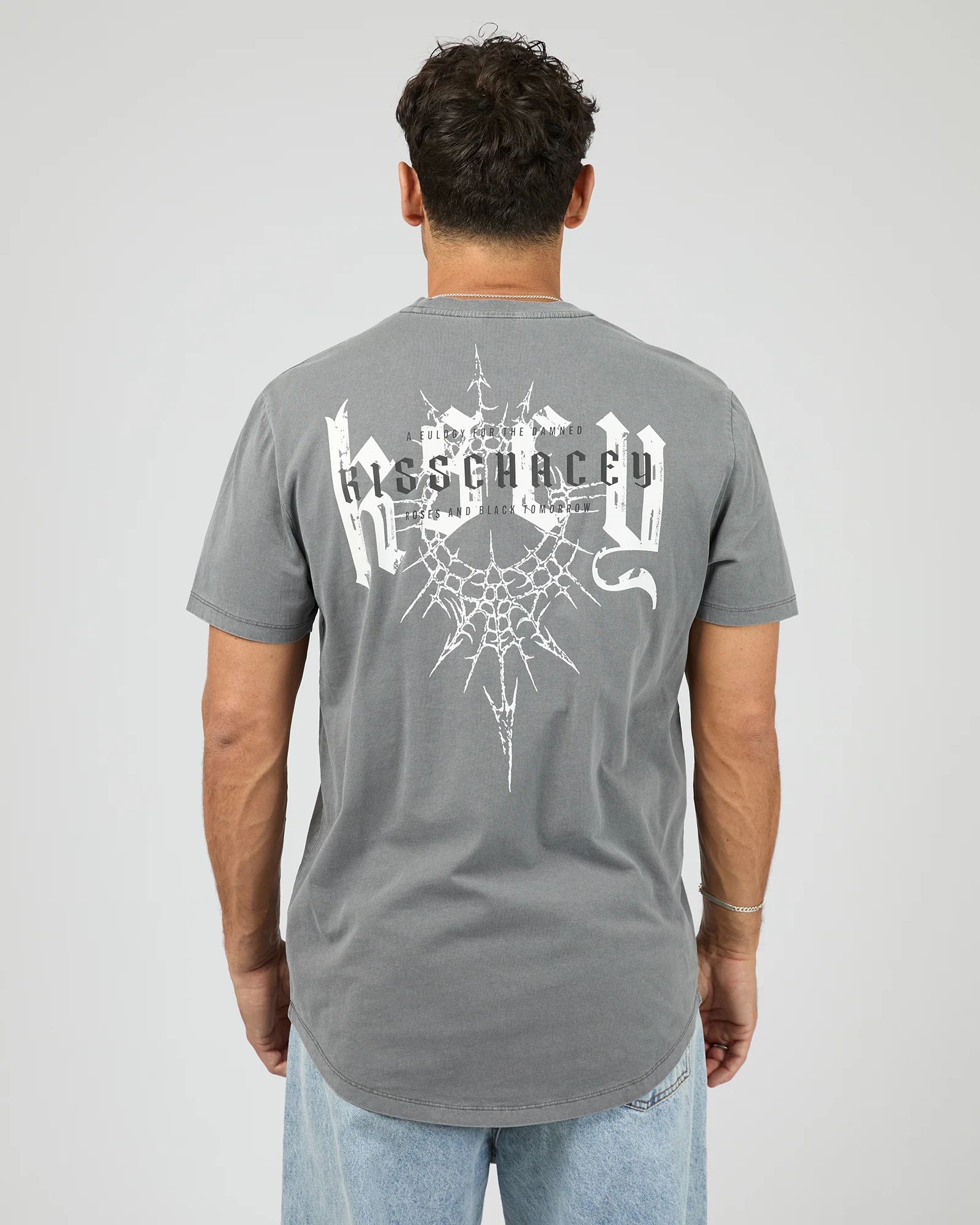 Winged Dual Curved Tee Pearl - Image 3