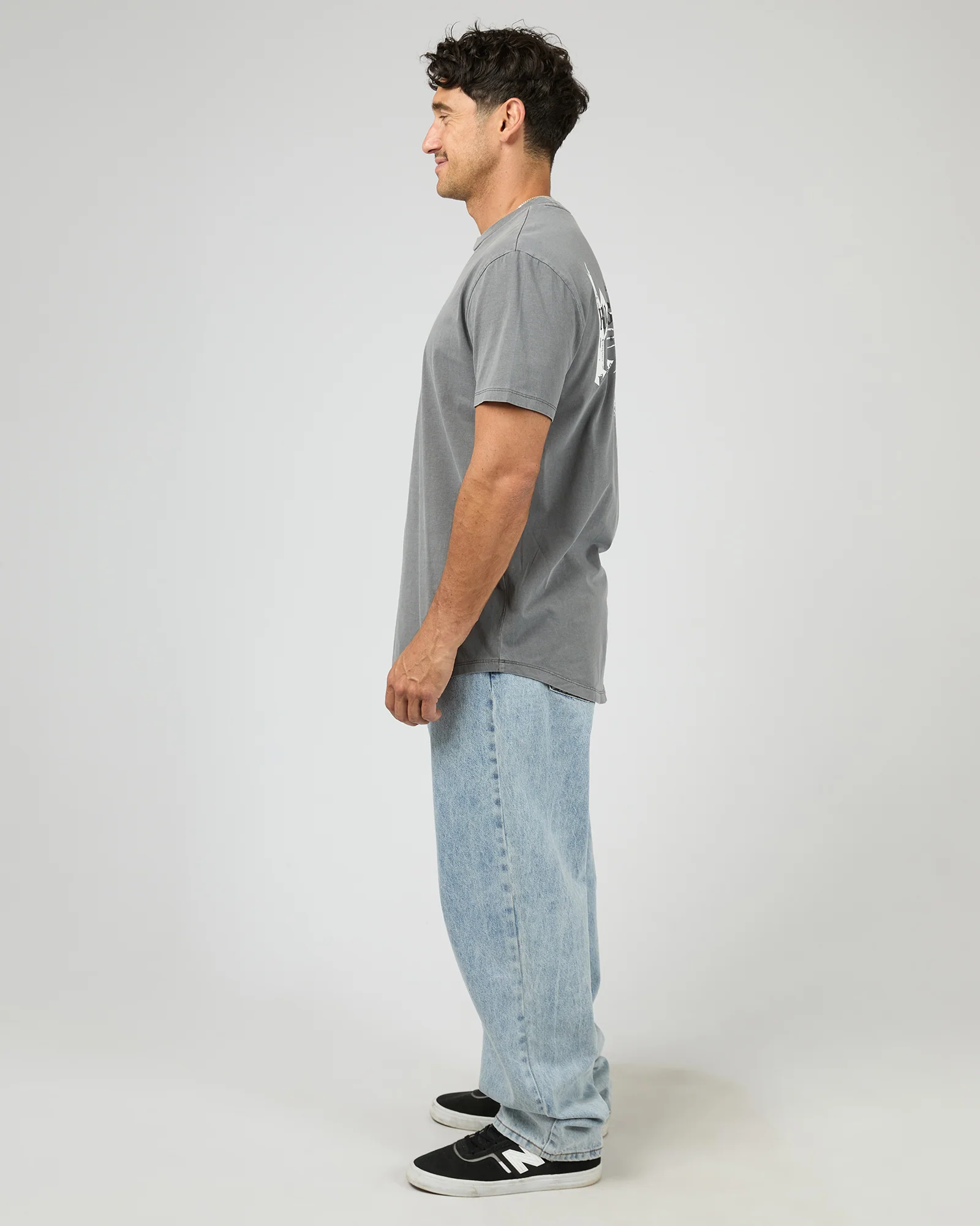 Winged Dual Curved Tee Pearl - Image 6