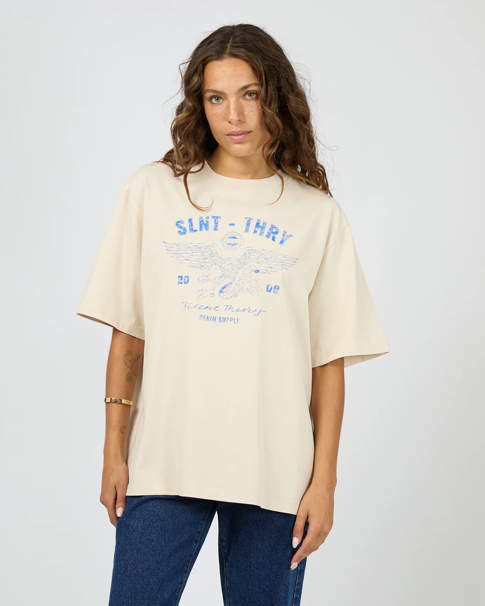 With Reason Tee Chalk