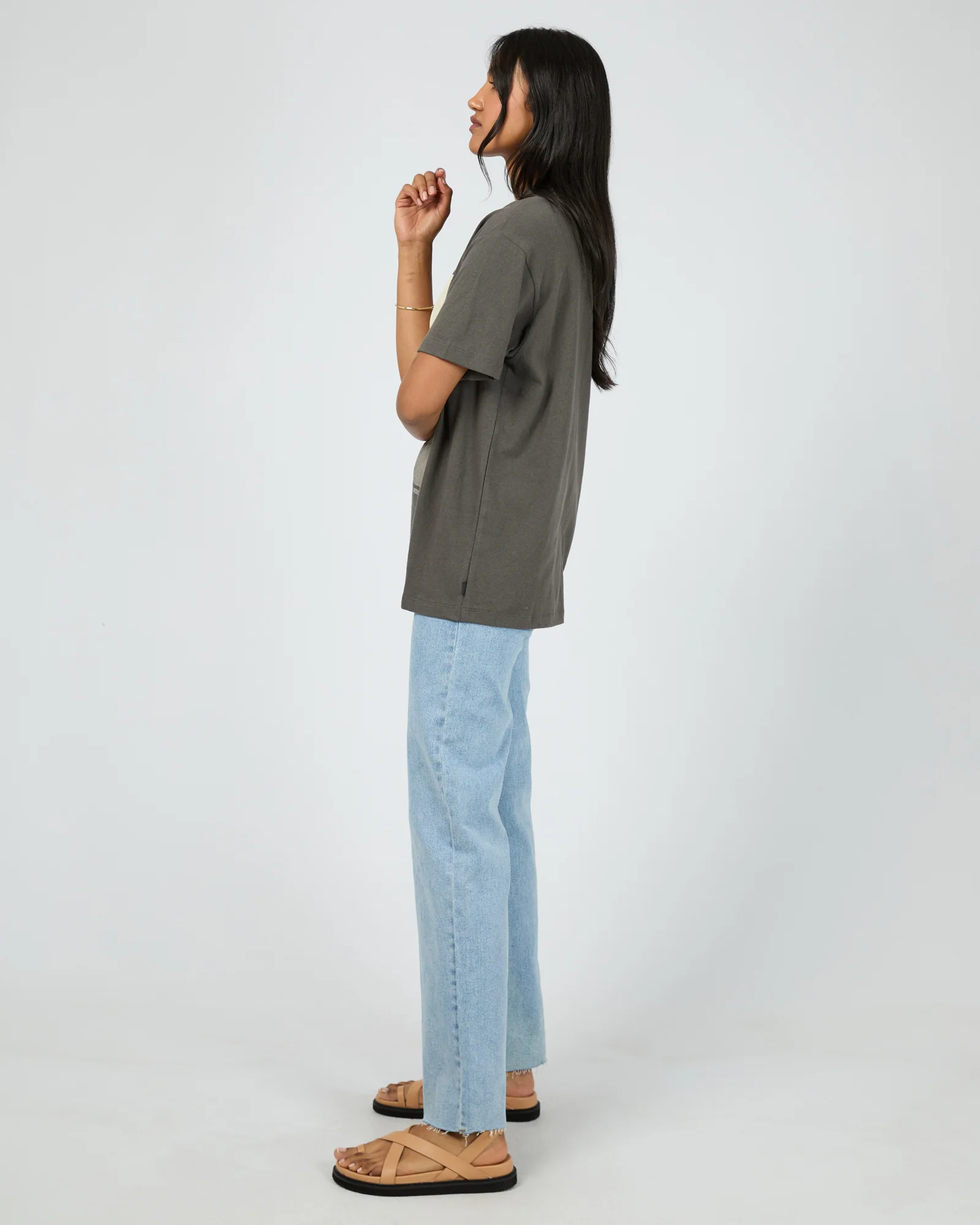Yellowstone Relaxed Tee Charcoal - Image 6