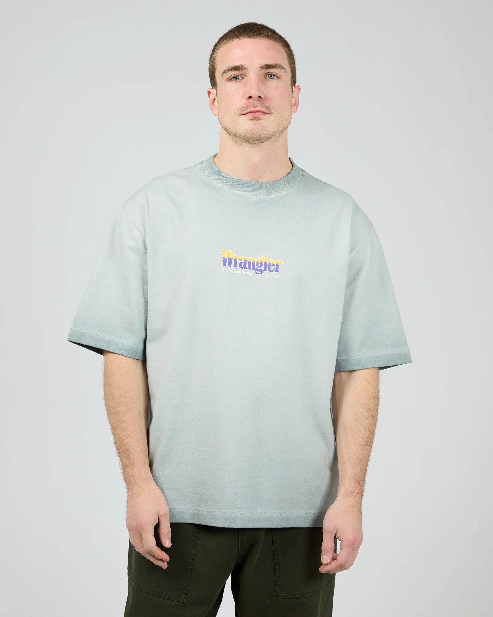 Zero Boxcar Tee Bluestone